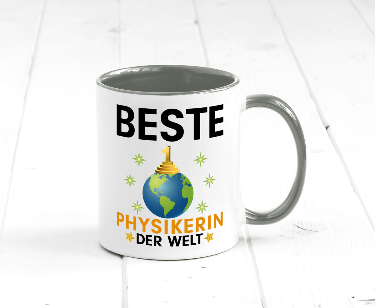 Welt Beste Physikerin | Physik lustiger Spruch Geschenk Humor Geschenkidee Tasse