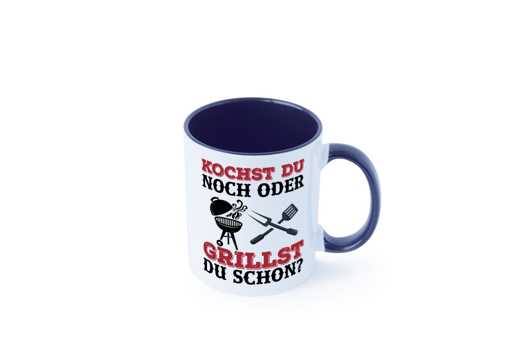 Grillst du schon? | Spruch Tasse Grillen Männer Geschenkidee Humor