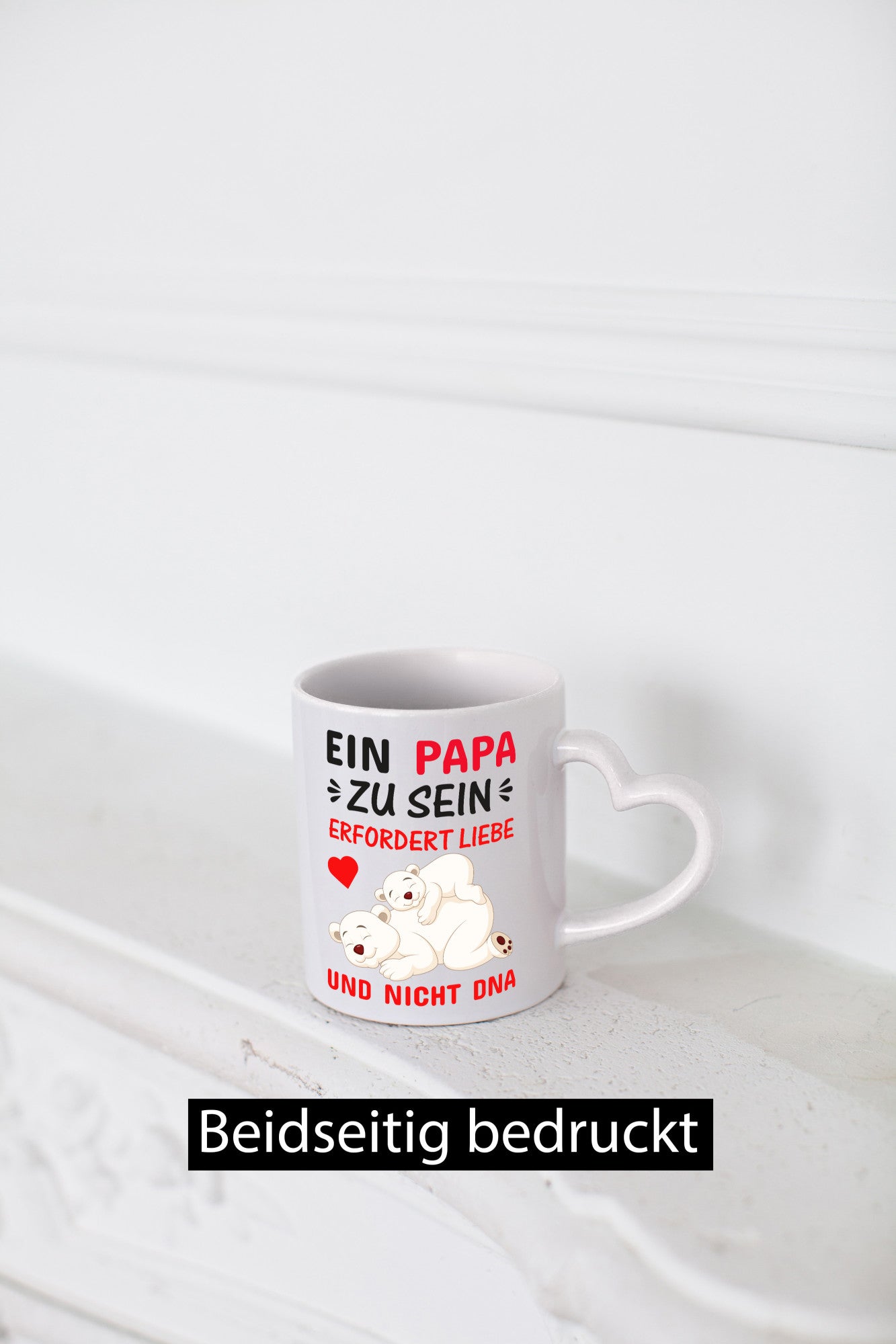 Papa sein | Stiefvater Tasse Liebe nicht DNA Kinder Geschenkidee Familie Humor