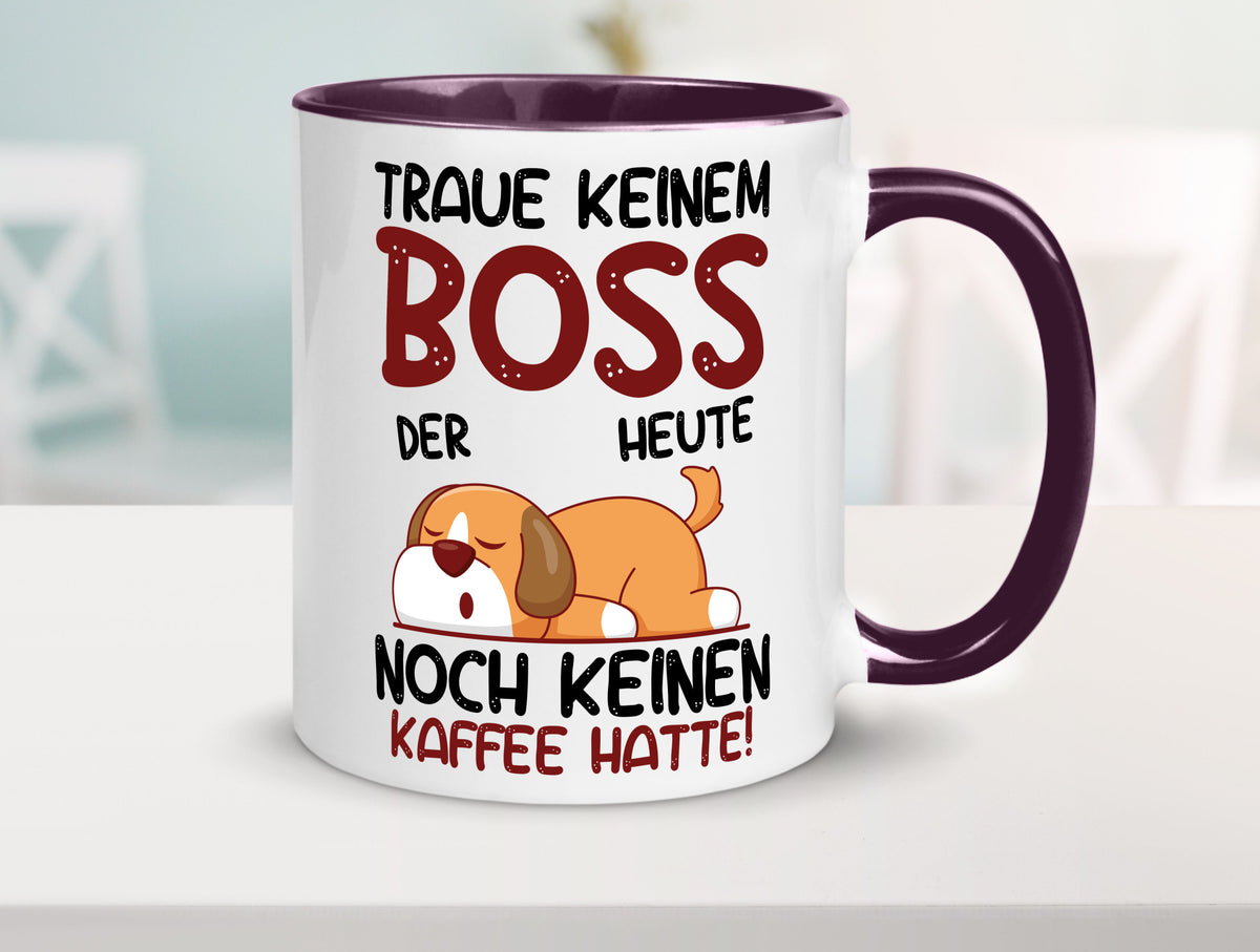 Traue keinem Boss | Führungskraft Vorgesetzter Geschenkidee Humor Tasse