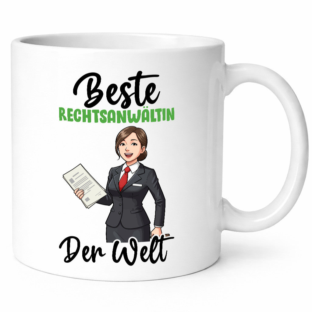 Beste Rechtsanwältin | Jurstin Anwältin Humor Geschenkidee Tasse