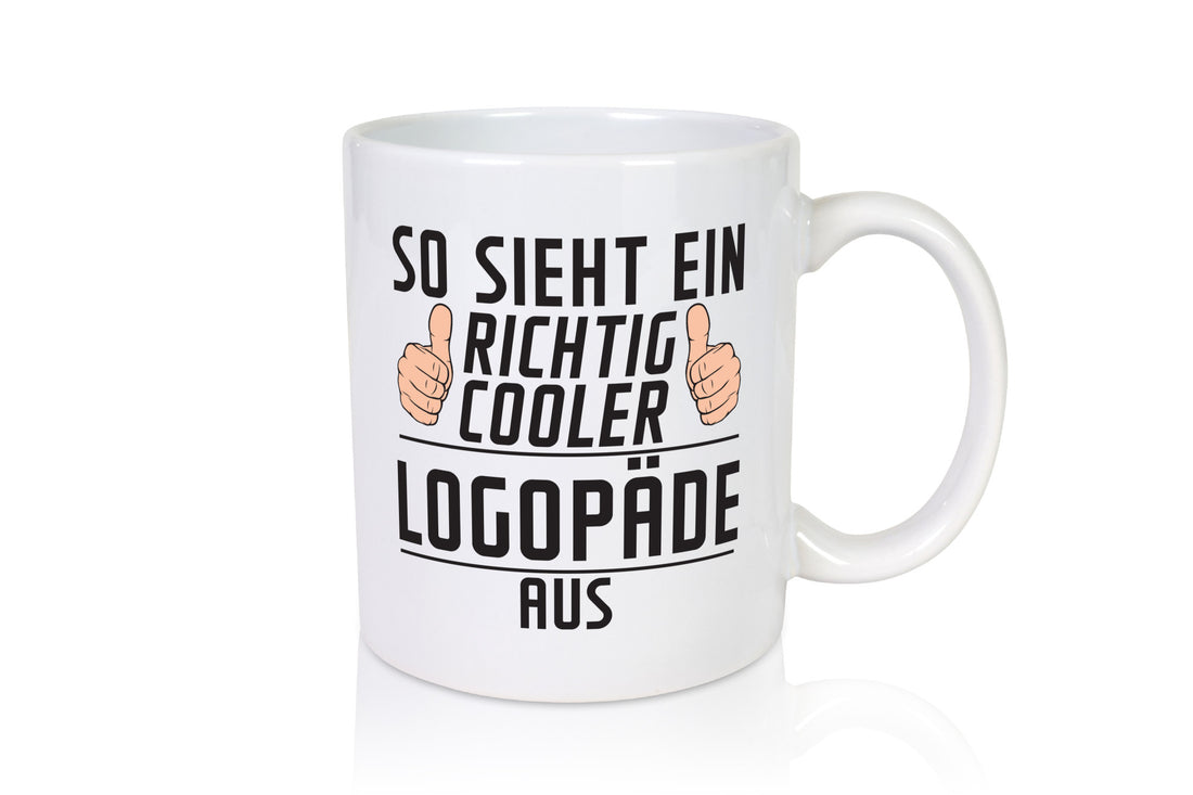 Richtig Cooler Logopäde | Sprachtherapie Geschenkidee Humor Tasse