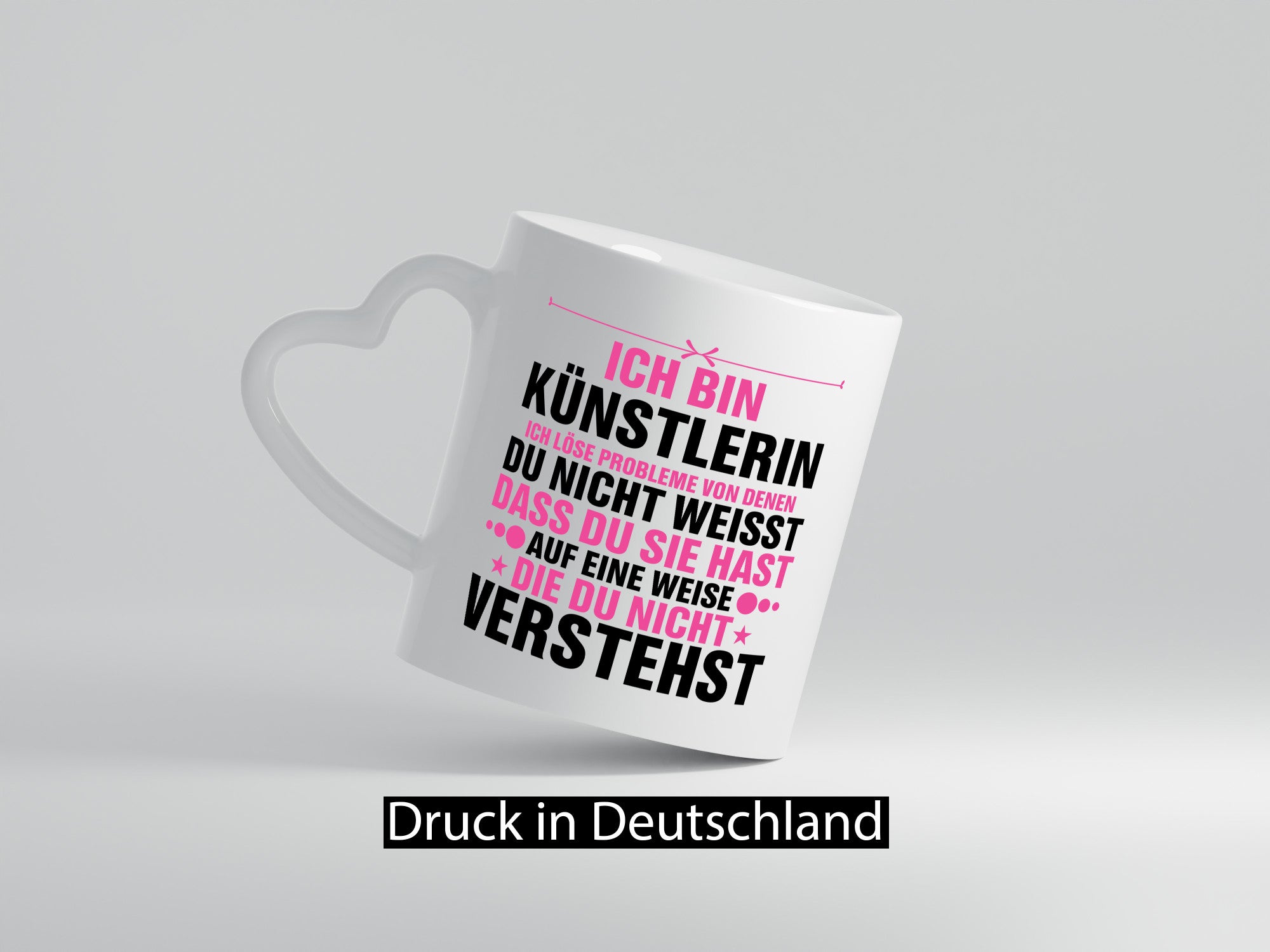 Löse Probleme: Künstlerin | Kunst v2 Geschenkidee Humor Tasse