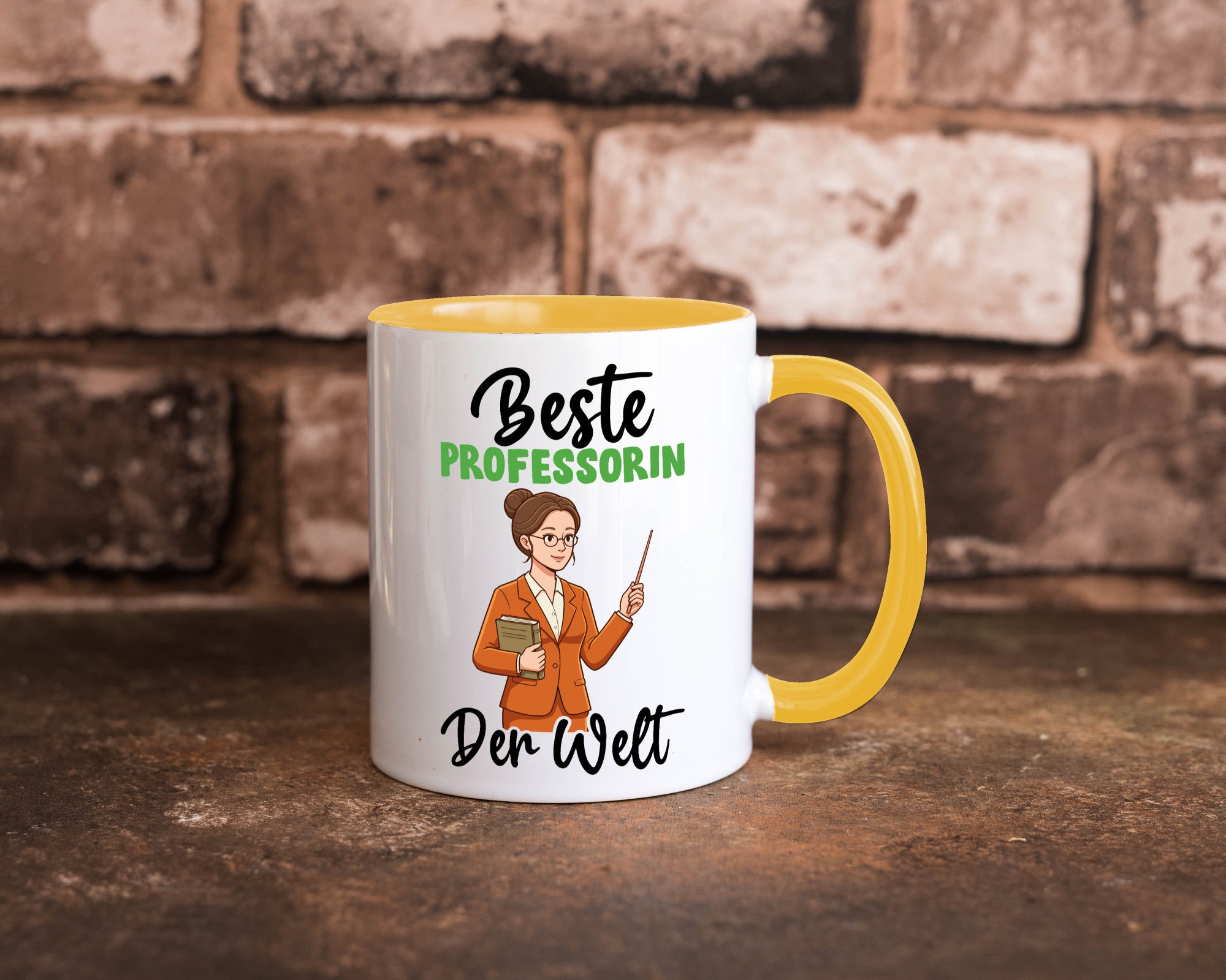 Beste Professorin | Uni Universität v2 Humor Geschenkidee Tasse