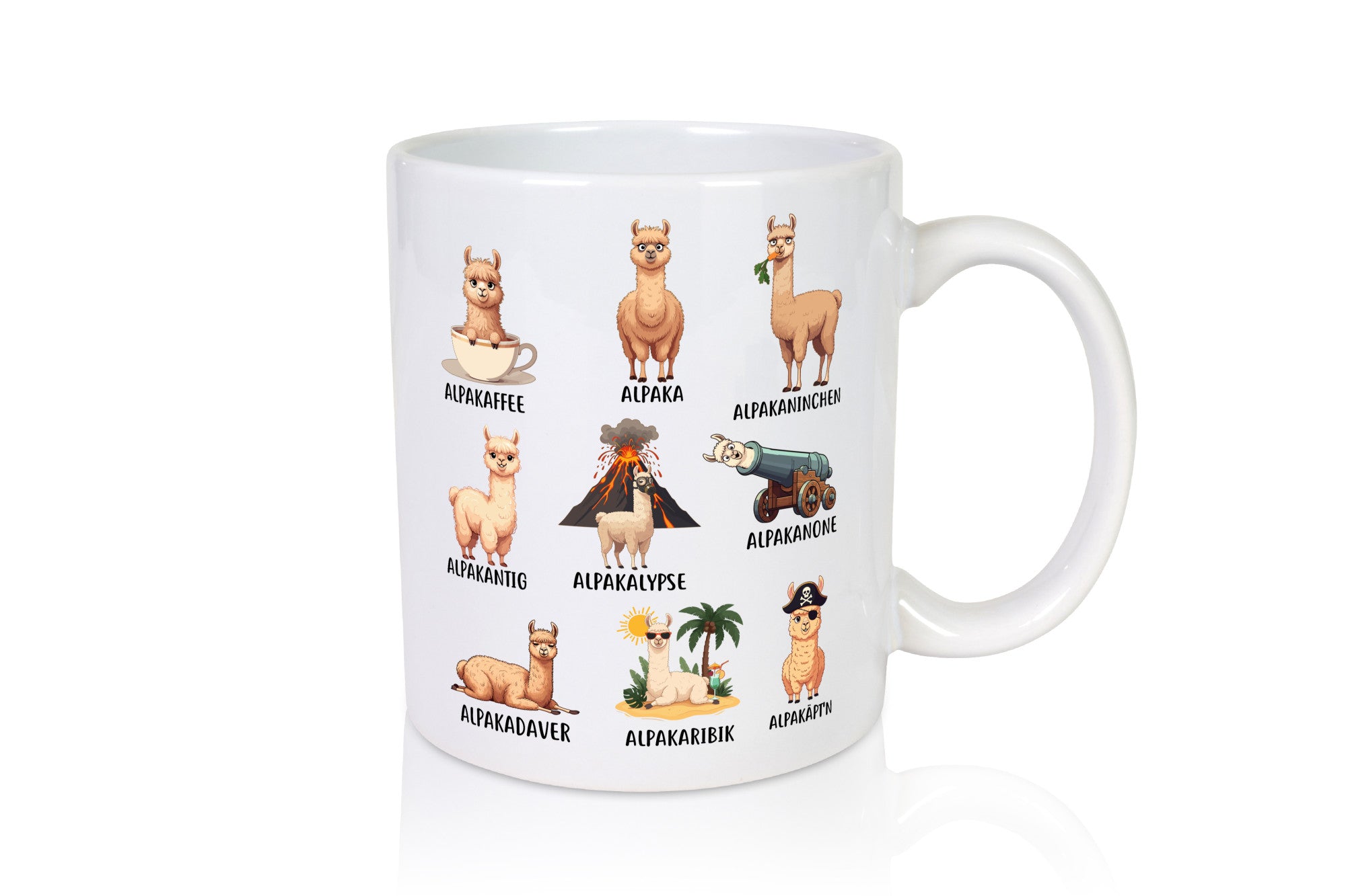 Lama | Wortspiel Alpakaherde Geschenk Humor Geschenkidee lustiger Spruch Tasse