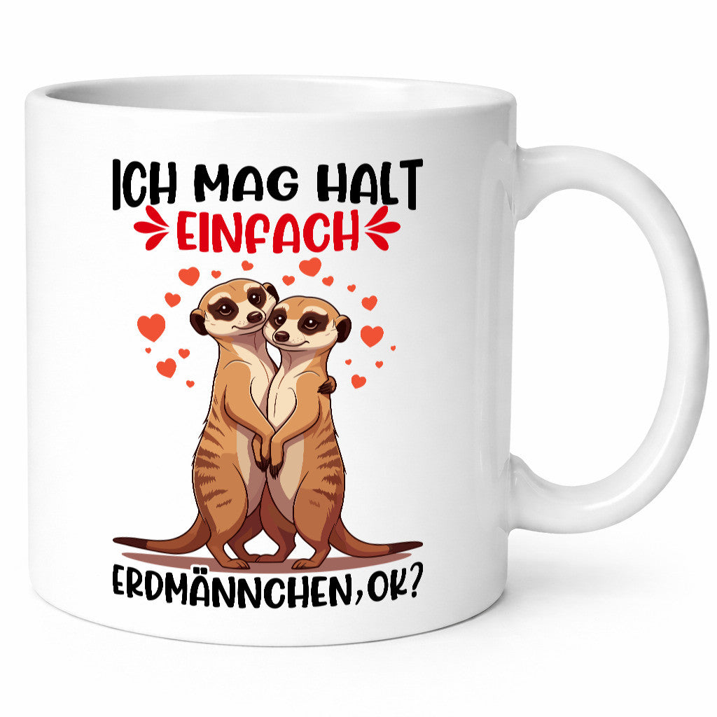 Ich mag halt erdmännchen Geschenk Humor Geschenkidee lustiger Spruch Tasse