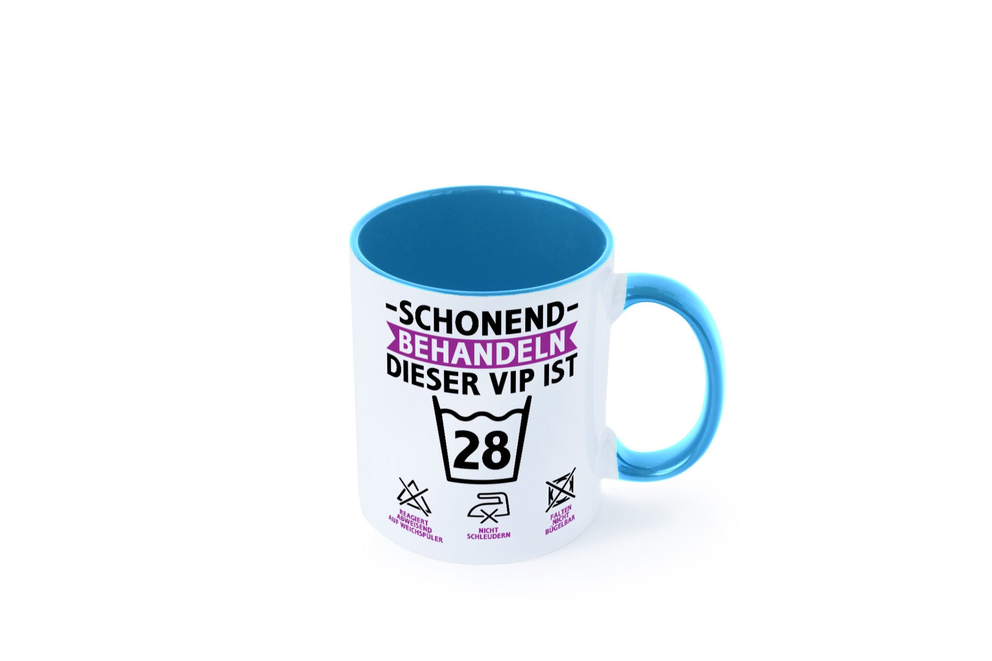 28 Geburtstag | schonend behandeln Jahre Humor Geschenkidee Tasse