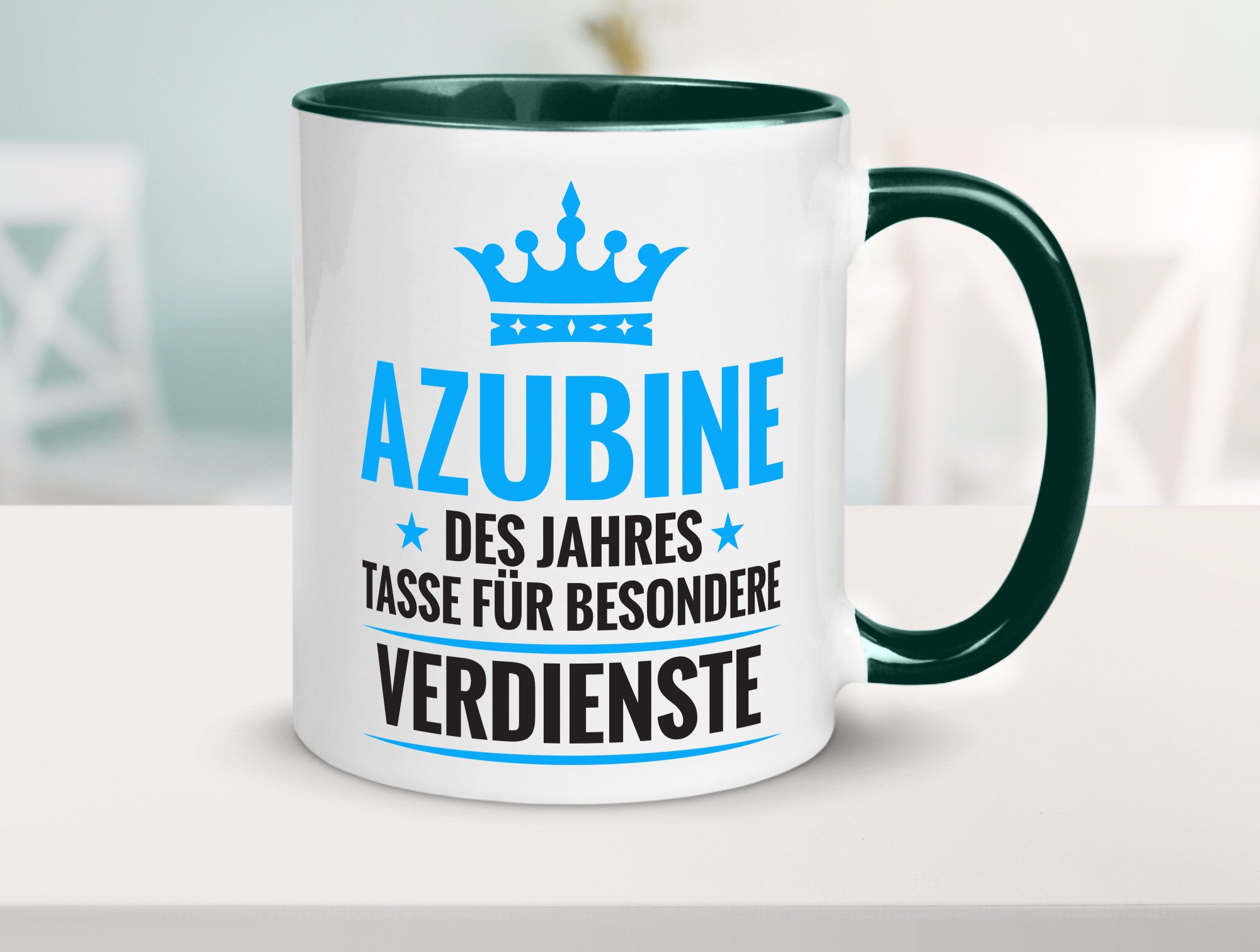 Besonderer Verdienst: Azubine | Ausbildung Lehrling lustig Humor Geschenkidee