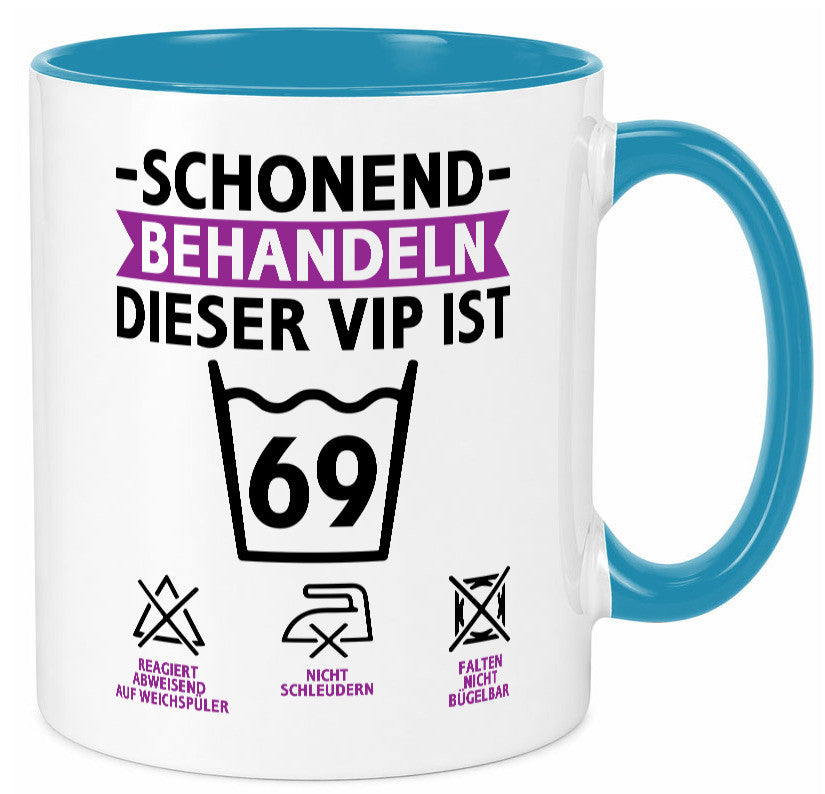 69 Geburtstag | schonend behandeln Jahre v2 Geschenk Geschenkidee lustiger
