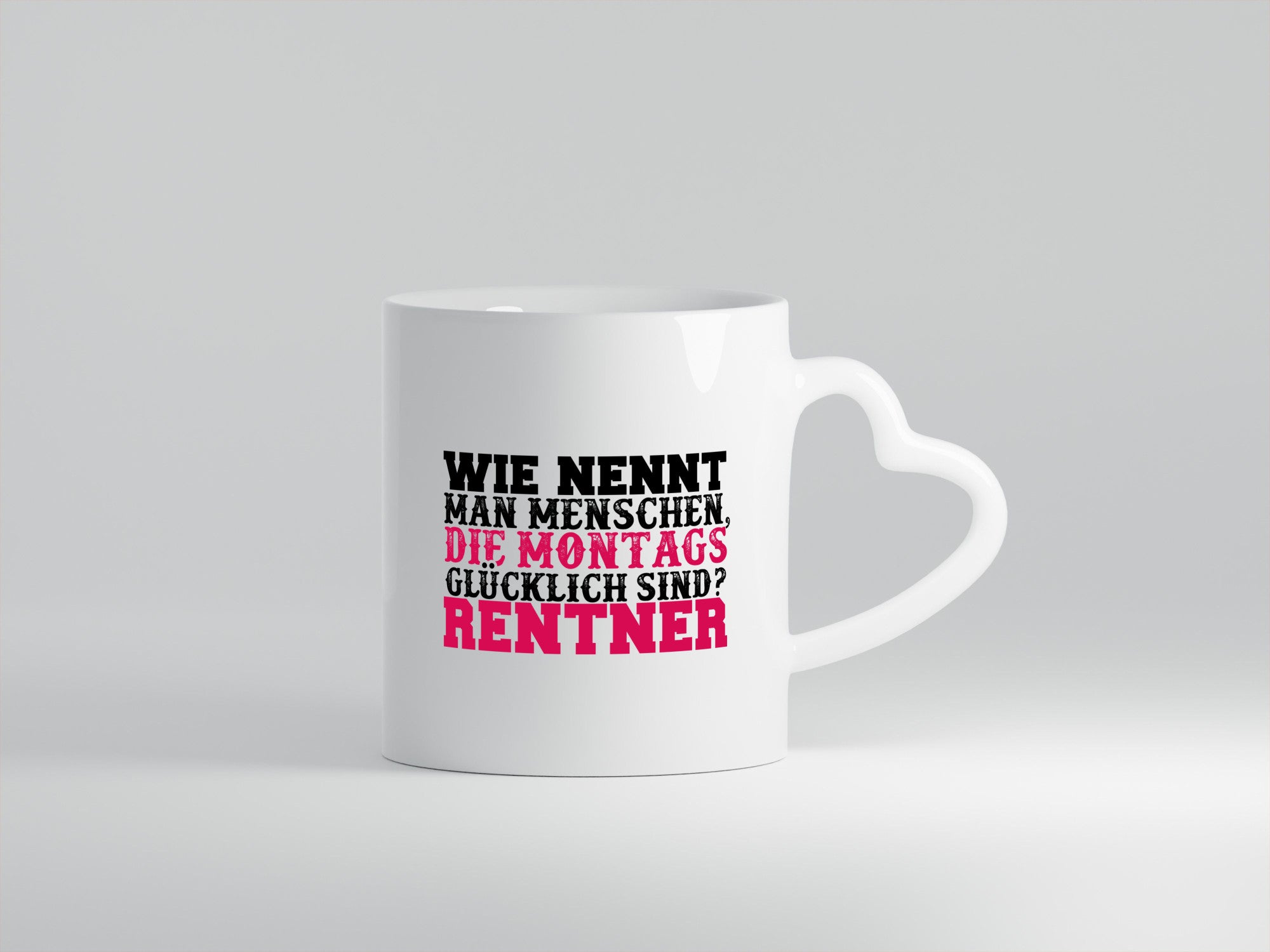 Glücklicher Rentner lustig Ruhestand Jubiläum Geschenk Tasse