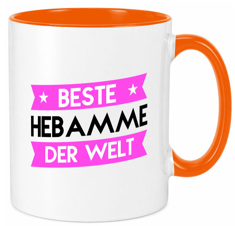 Beste Hebamme | Geburtshilfe lustiger Spruch Geschenk Humor Geschenkidee Tasse