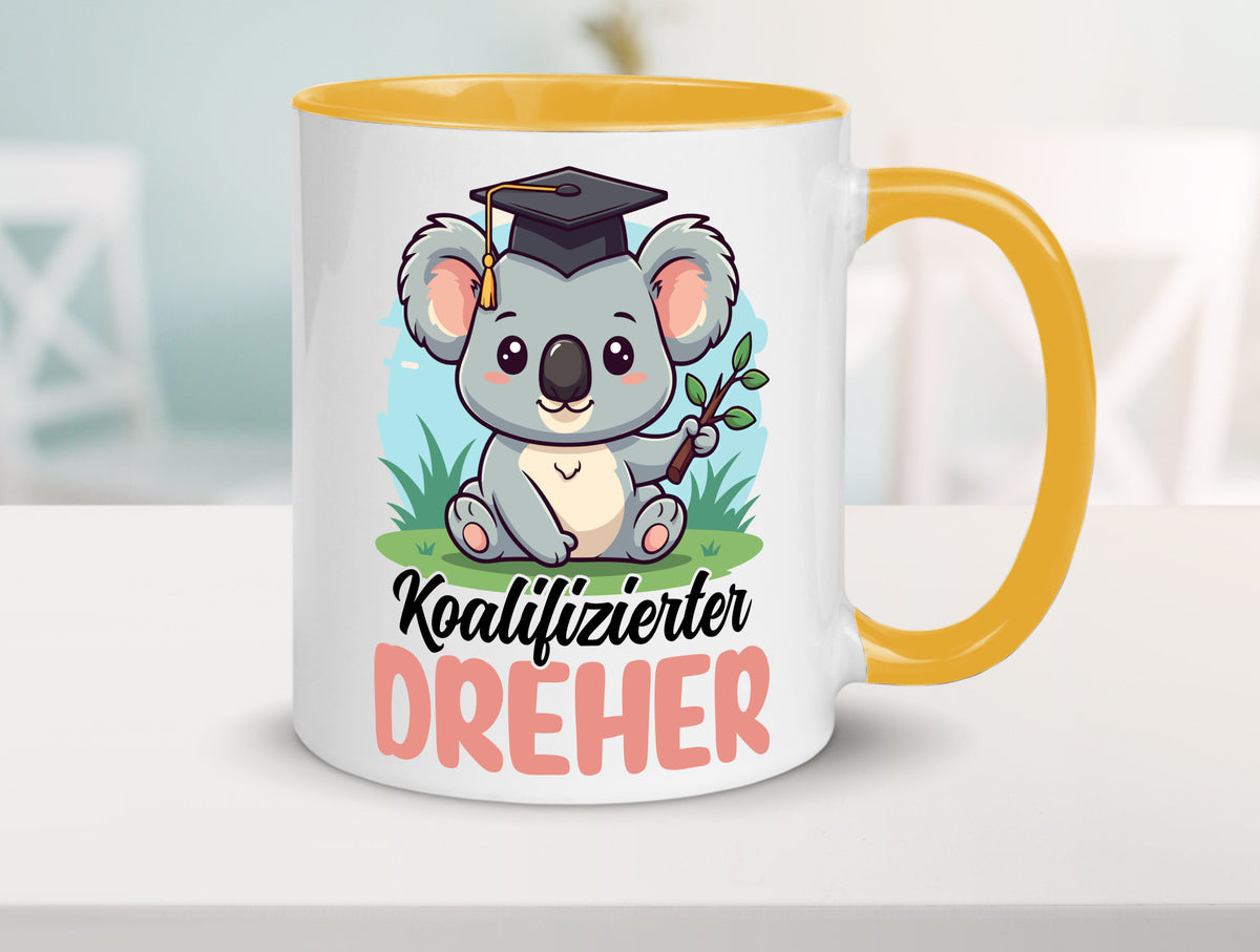 Koalifizierter Dreher | Fräser v2 Geschenk Humor Geschenkidee lustiger Spruch Tasse