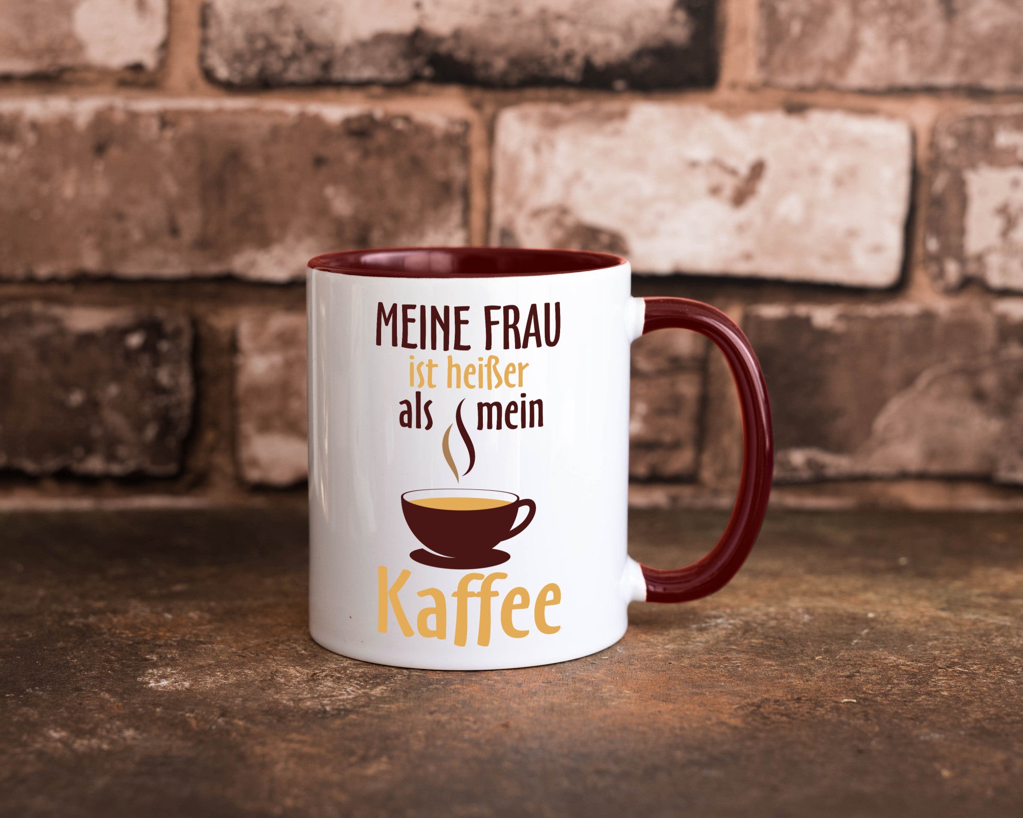 Meine Frau ist heißer als Kaffee | Ehe Partnerschaft Geschenk Humor