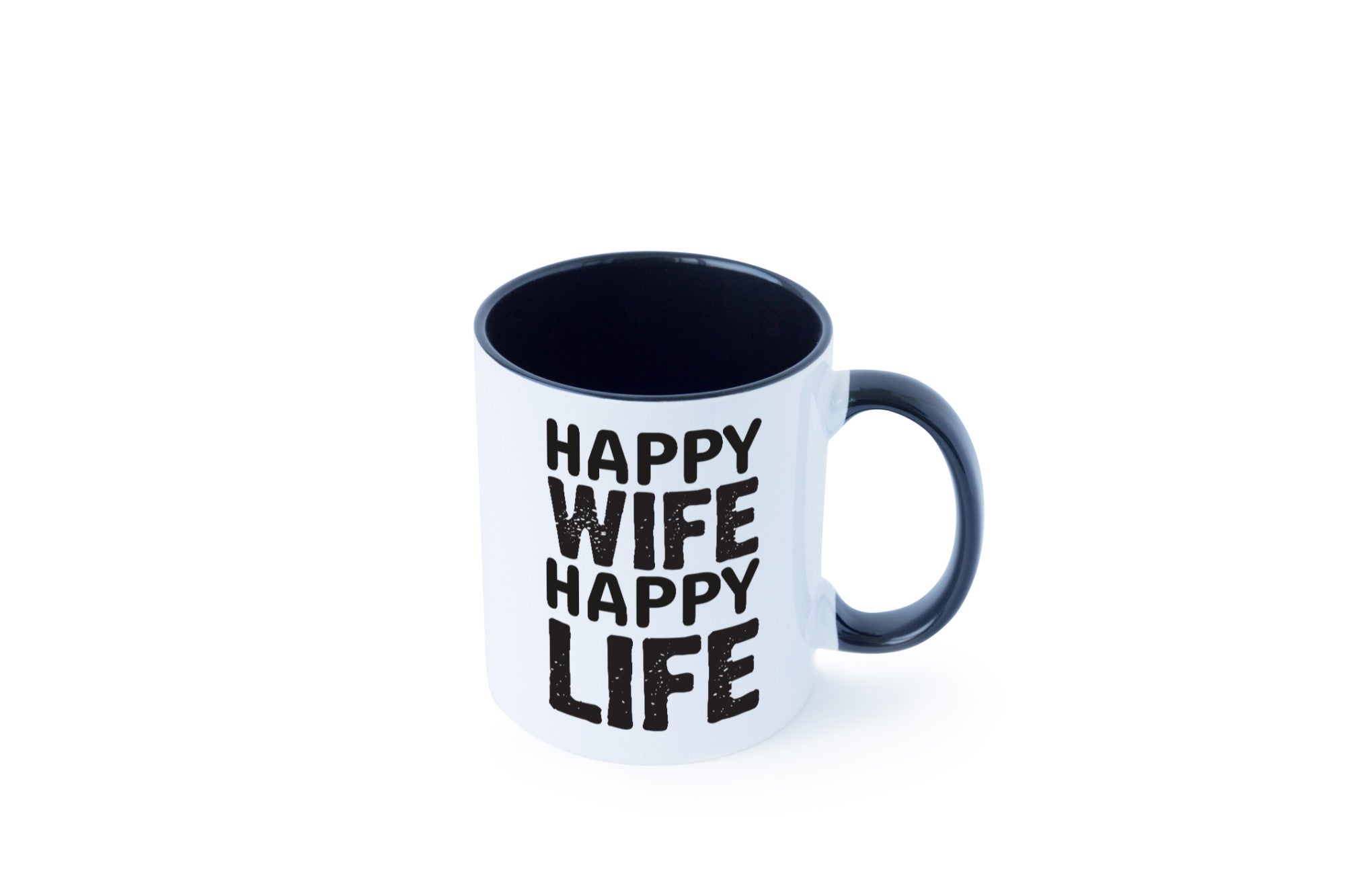 Happy Wife | Ehemann Tasse Ehefrau Humor Statement Geschenkidee