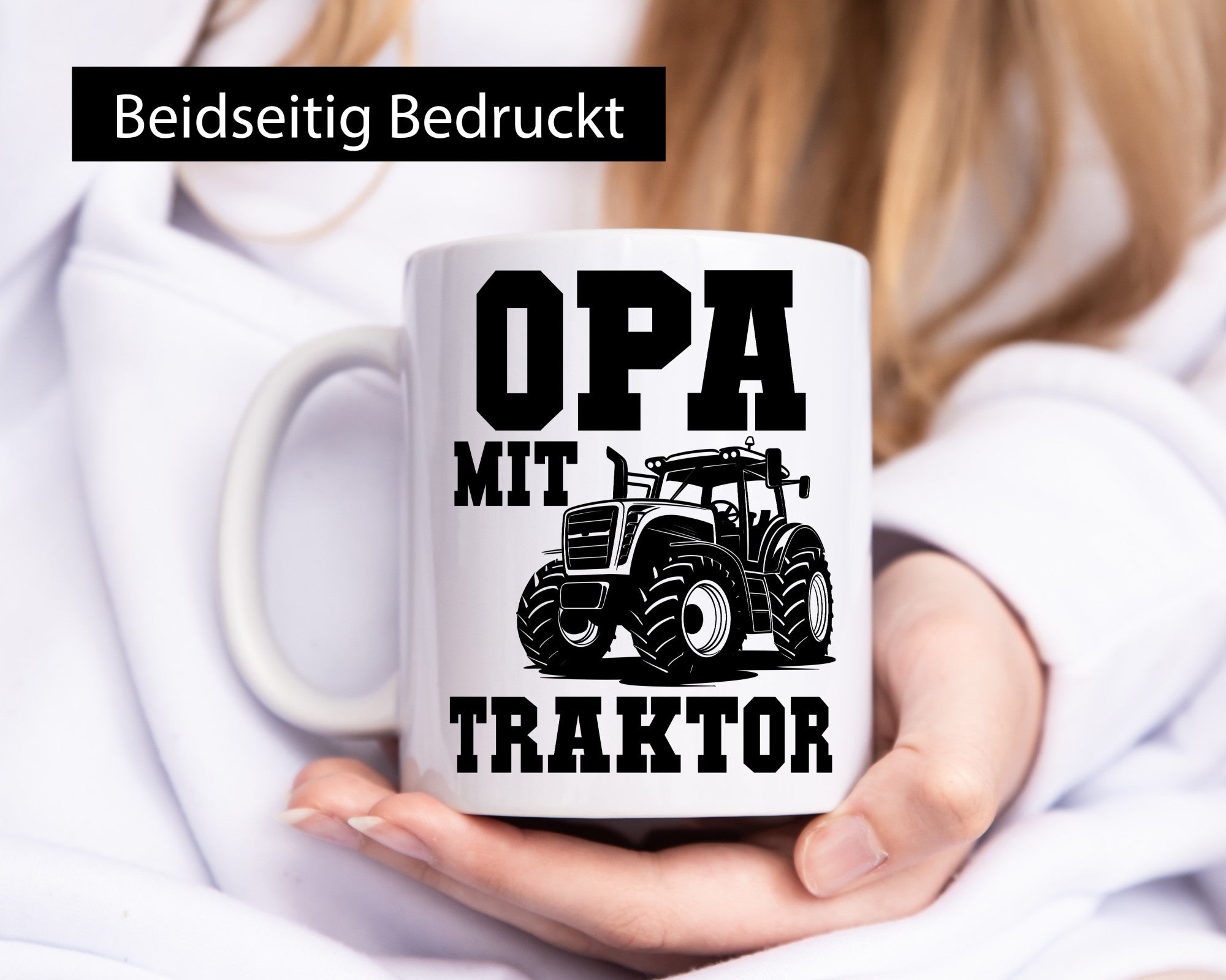 Opa mit Traktor | Geschenkidee Familie Humor Tasse