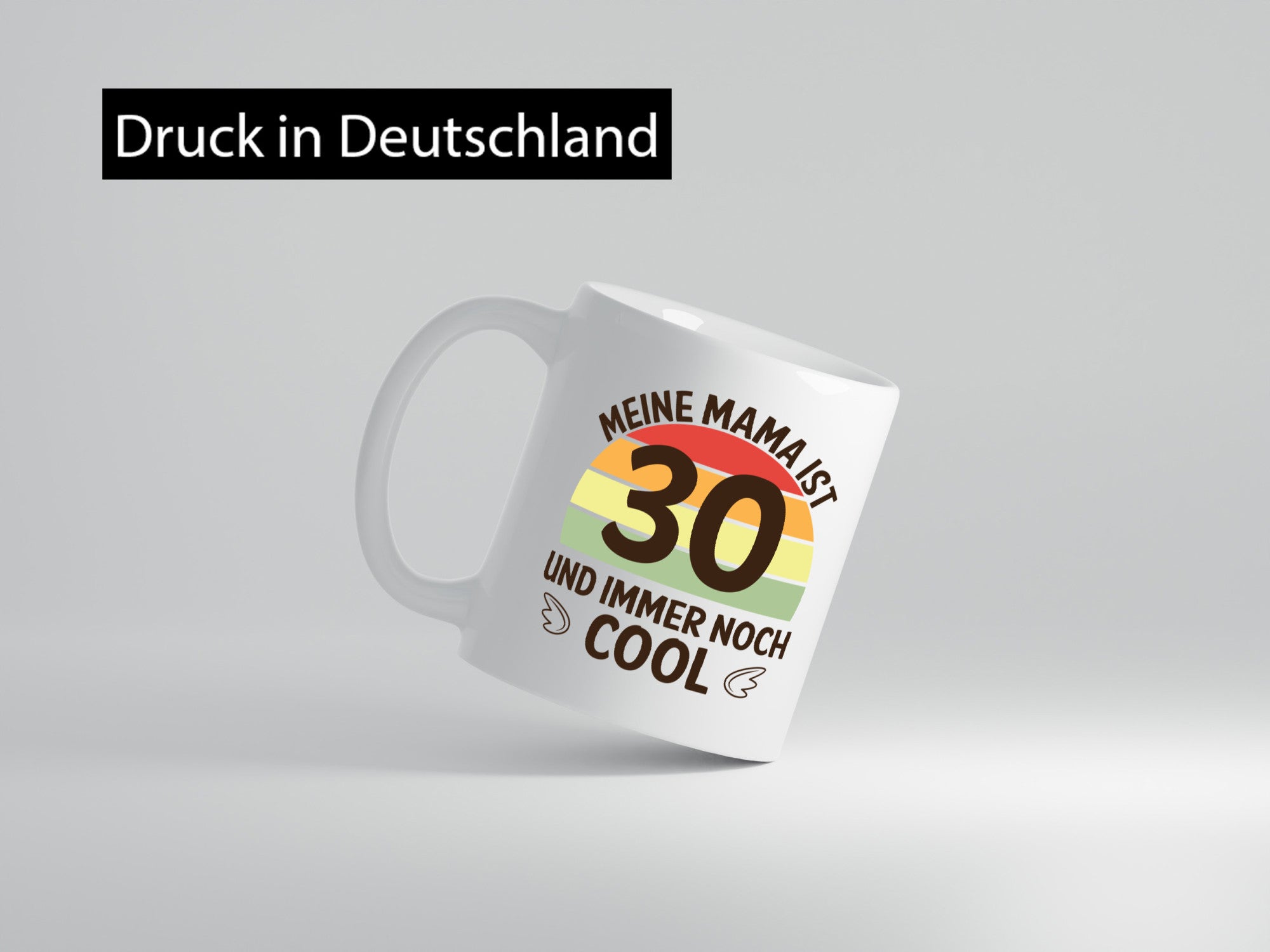 Mama 30, noch cool | Flügel lustig Familie Geschenkidee Geschenk Tasse