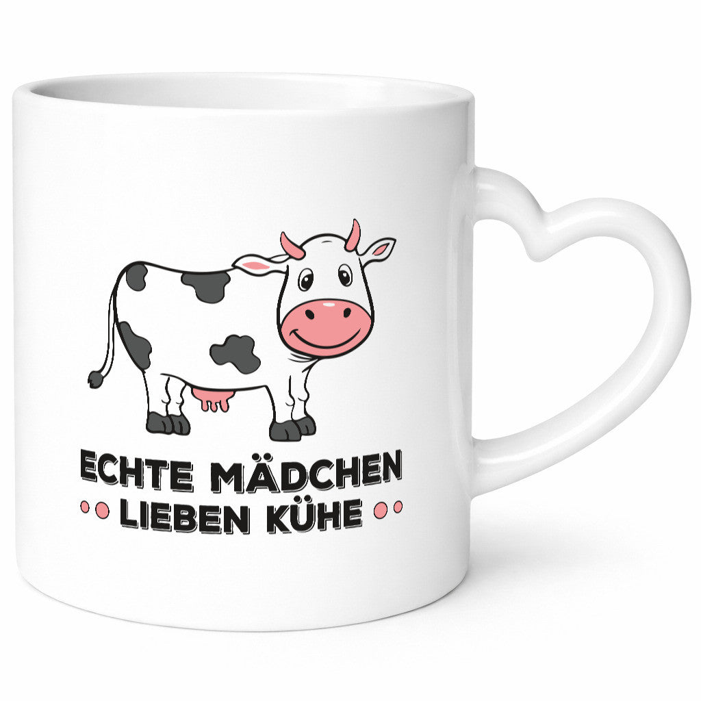 Echte mädchen lieben Kühe | Farm Farmer Bauer lustiger Spruch Geschenk Humor