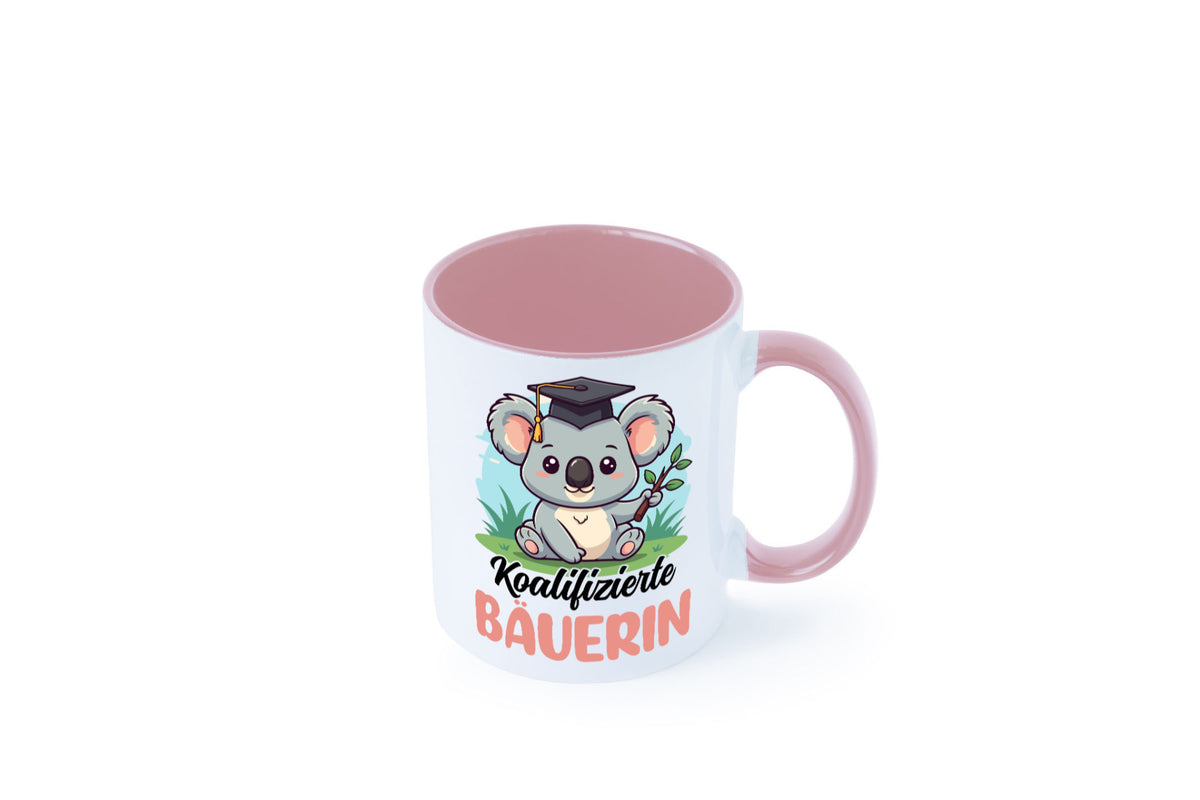Koalifizierte Bäuerin | Bauernhof Landwirtschaft lustiger Spruch Geschenk Humor Tasse