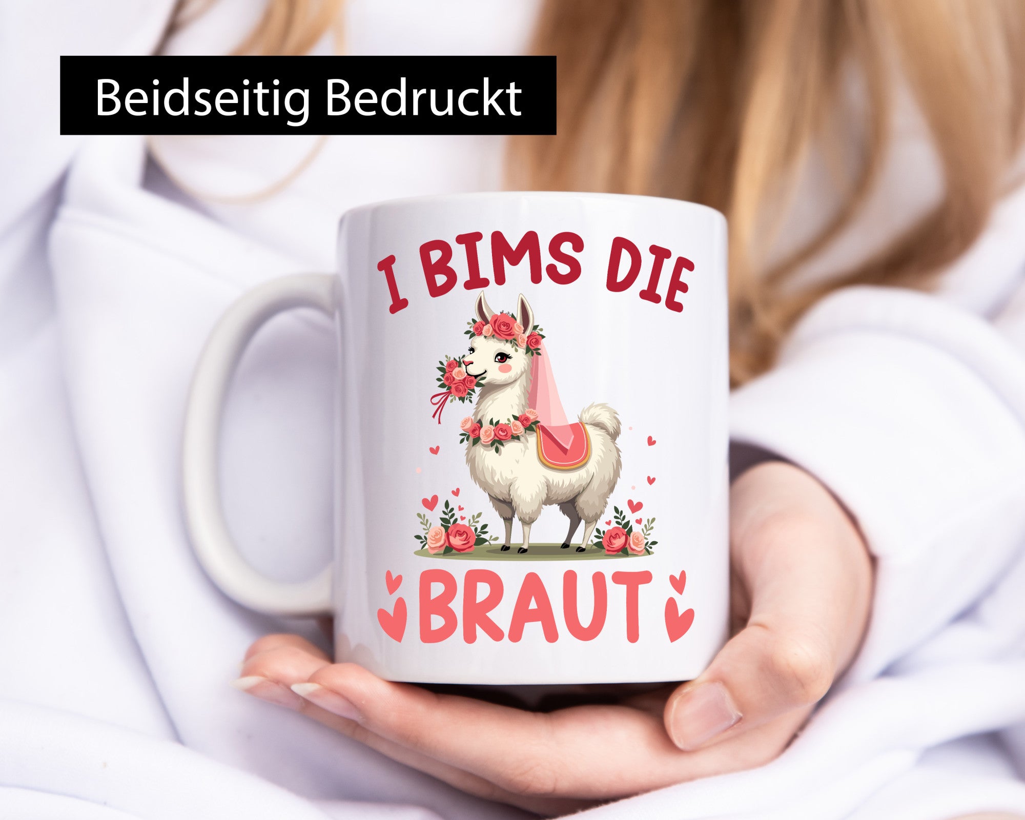 I bims die Braut | Einhorn JGA Hochzeit lustig Humor Geschenkidee Geschenk Tasse