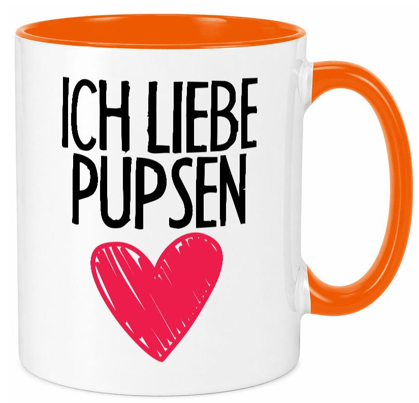Ich liebe Pupsen Geschenkidee Humor Tasse