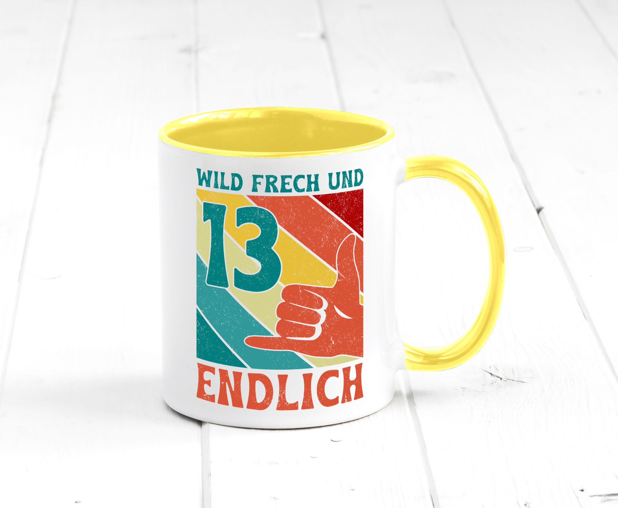 13. Geburtstag | 13 Jahre Wild und Frech Humor Geschenkidee Tasse