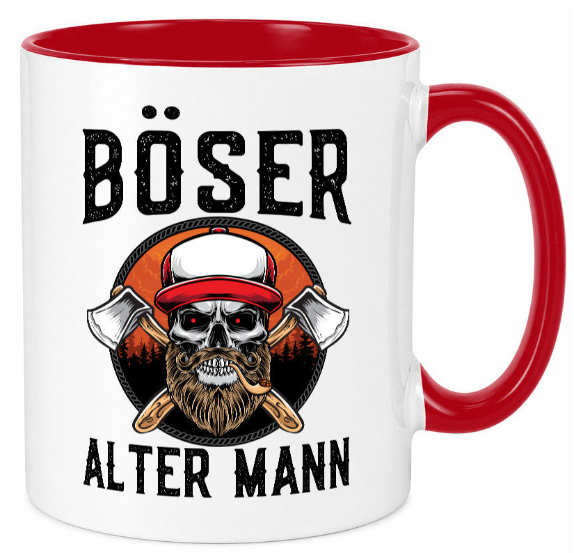 Böser alter Mann Humor Geschenkidee Tasse