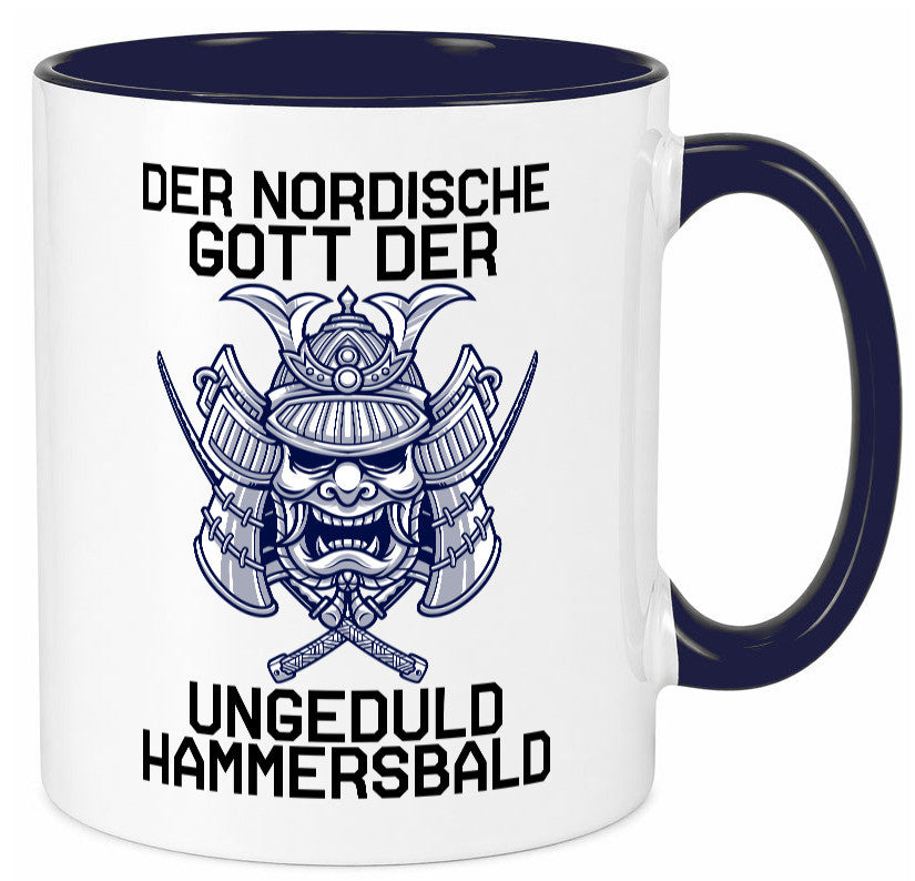 Nordischer Gott der Ungeduld | Mythologie Wikinger lustig Humor Geschenkidee Tasse