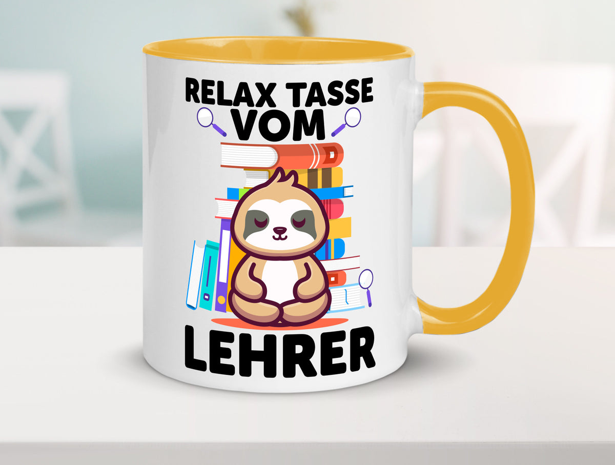 Relax Tasse: Lehrer | Schule Beruf Schüler lustiger Spruch Geschenk Arbeit