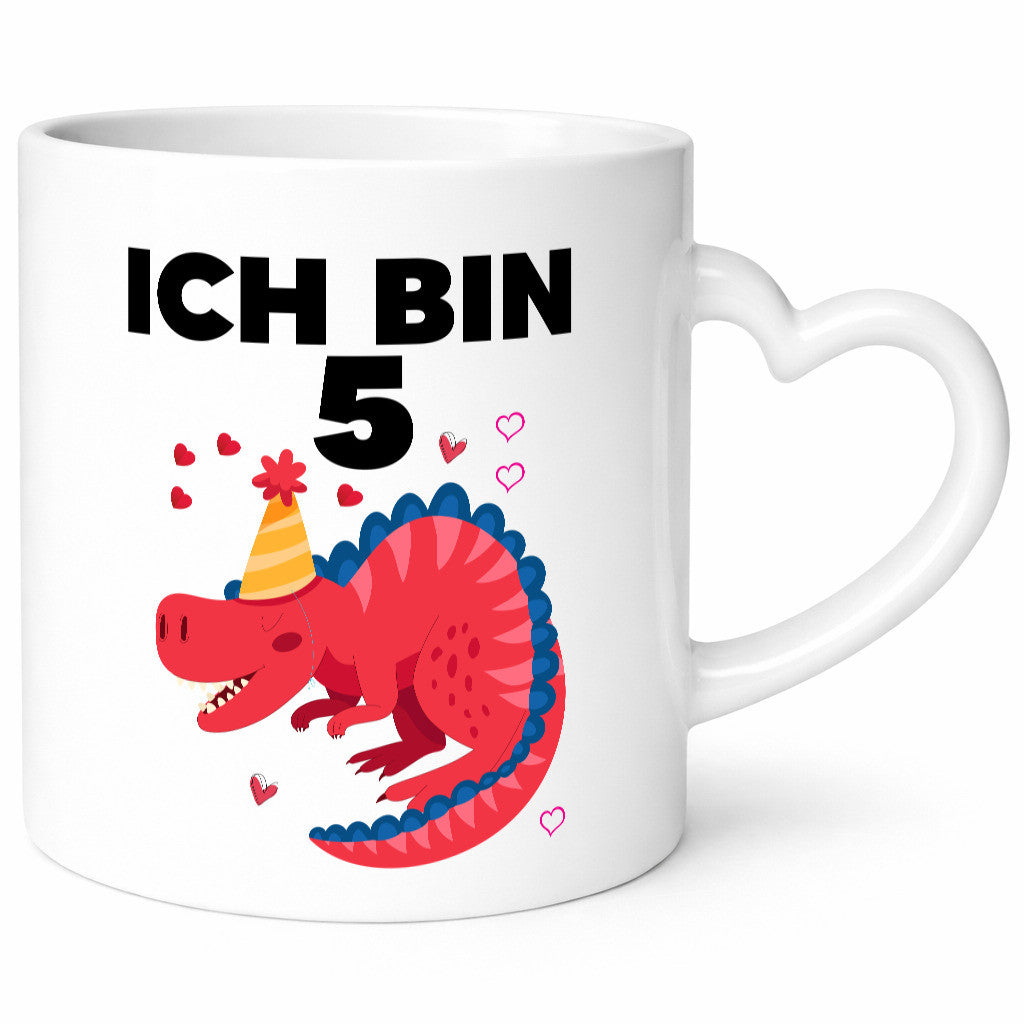 5. Geburtstag | Dino Dinosaurier 5 Jahre lustiger Spruch Geschenk Geschenkidee