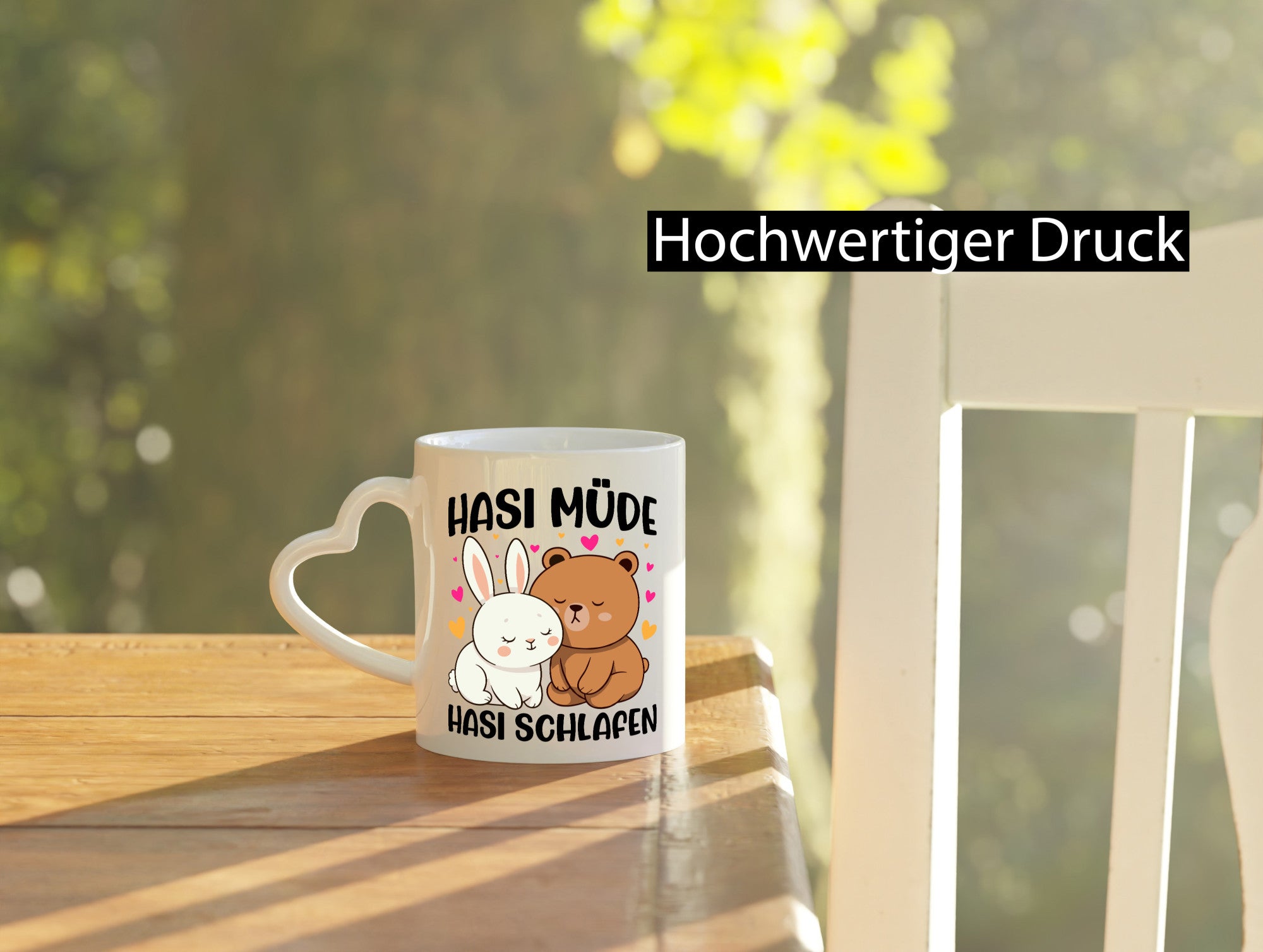 Hasi Müde | schlafen Kaninchen Häschen v2 lustiger Spruch Geschenk Humor