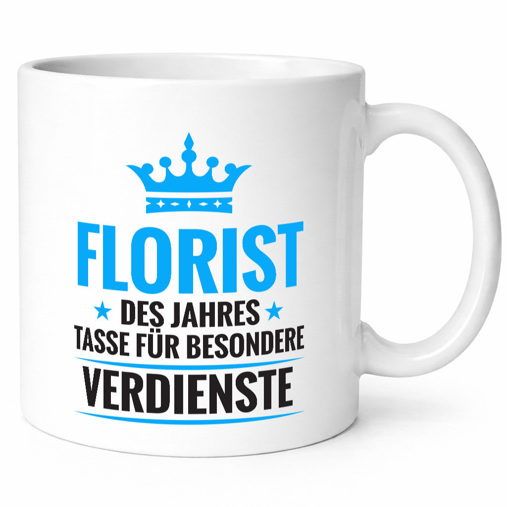 Besonderer Verdienst: Florist | Blumen Verkäufer lustig Humor Geschenkidee