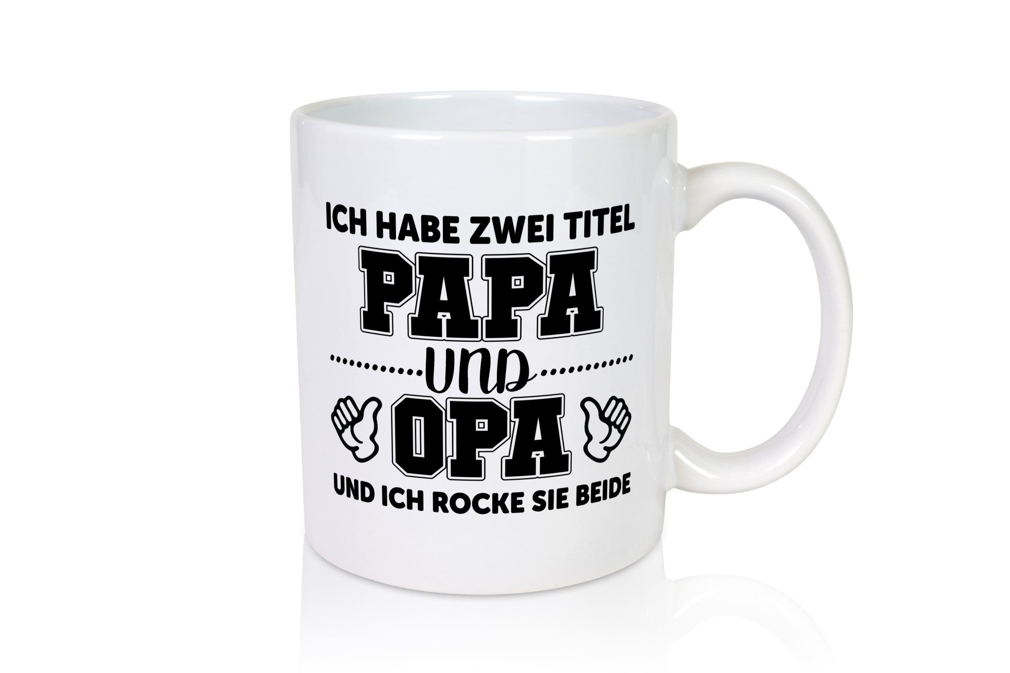 Ich hab 2 Titel | Großvater Papa cooler Opa Geschenk Familie Geschenkidee