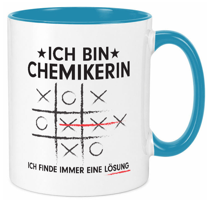 Lösung finden: Chemikerin | Chemie Labor v2 Humor Geschenkidee Tasse