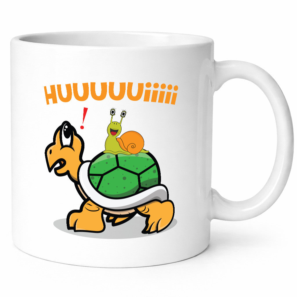 Huiiii | Schildgröte Langsames gehen lustig Humor Geschenkidee Geschenk Tasse