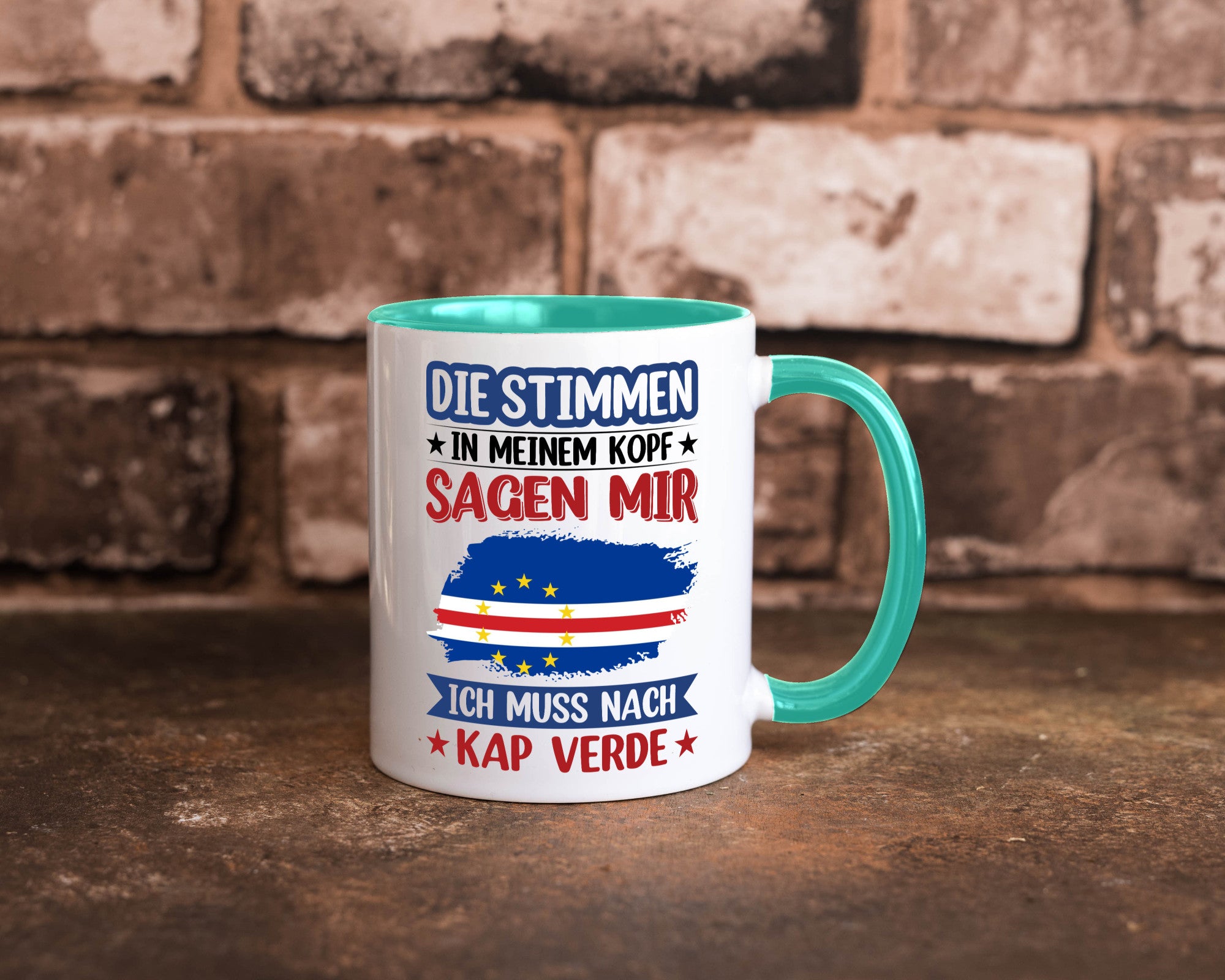 Kap Verde | Urlaub Stimmen in meinem Kopf Traumland lustig Humor Geschenkidee