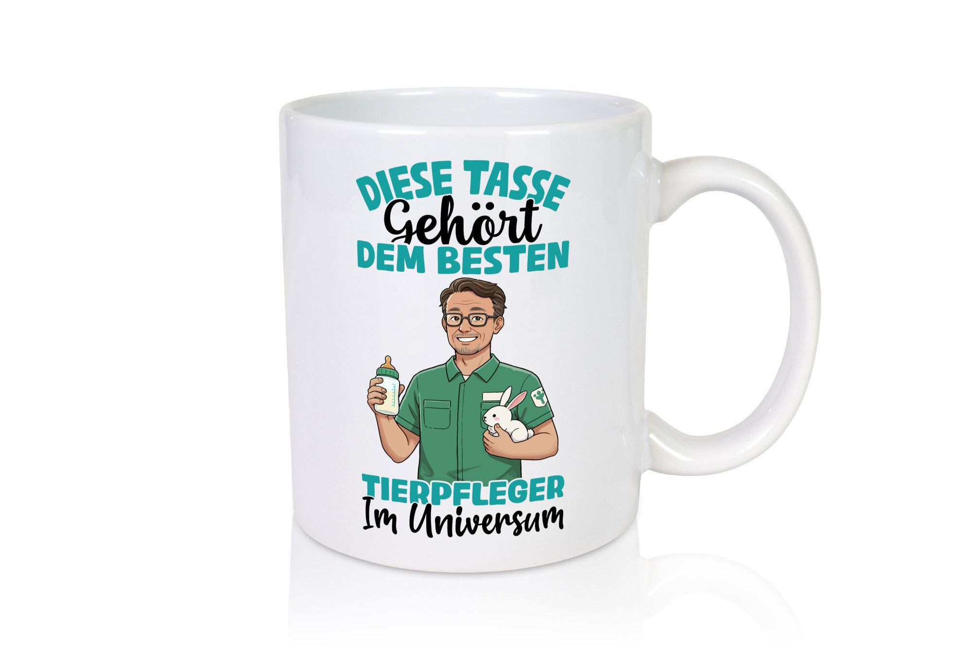 Im Universum: Tierpfleger | Pflegeberuf Tierheim Humor Arbeit Kollegen Büro