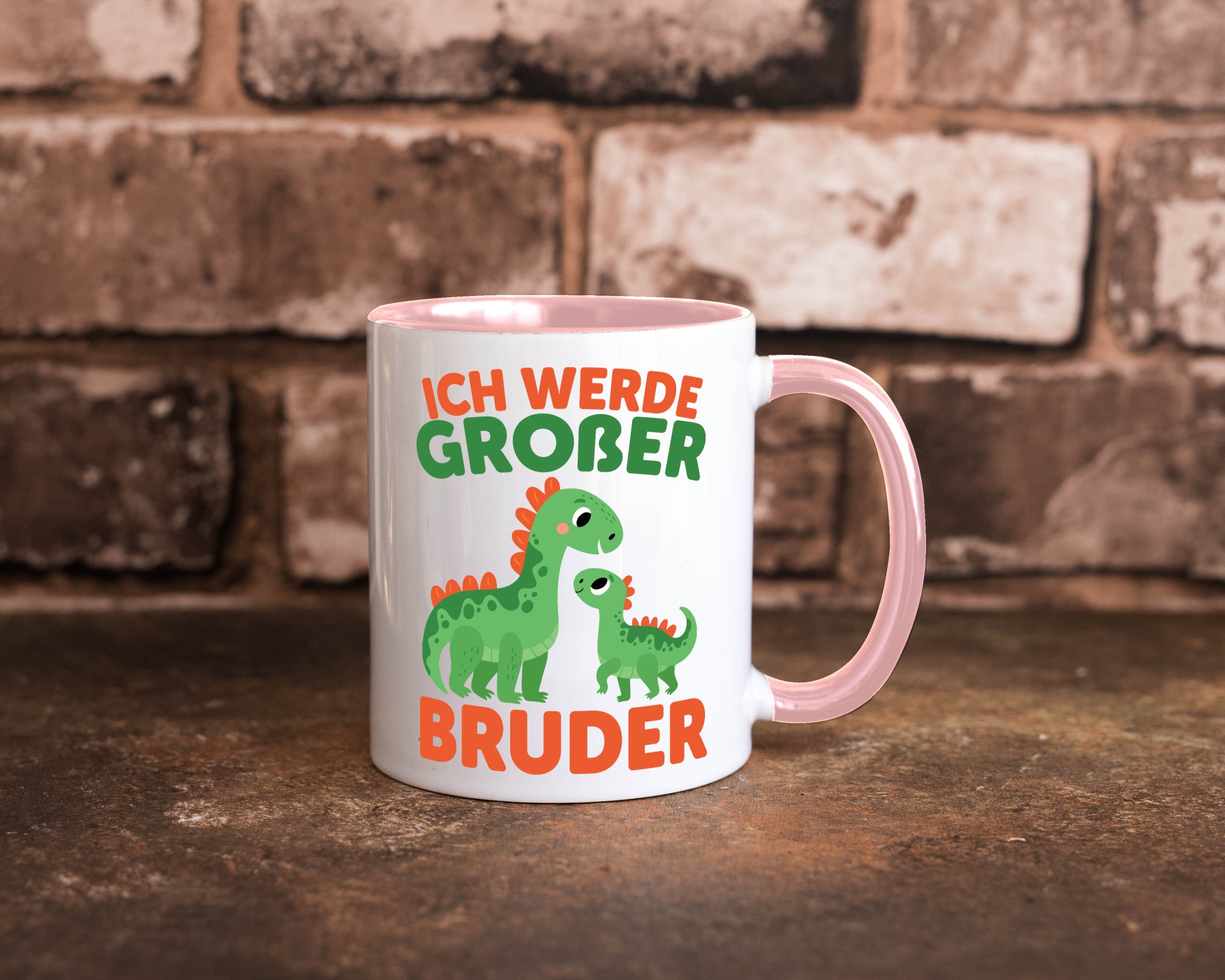 Ich werde Großer Bruder | Dino Brudersaurus lustig Humor Geschenkidee Geschenk