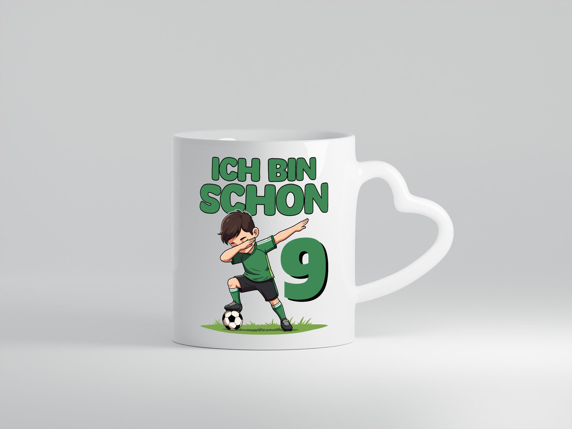 9. Geburtstag | 9 Jahre Fußballer lustig Geschenkidee Geschenk Tasse