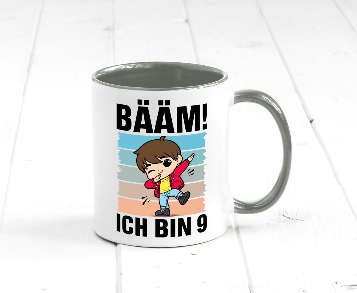 9. Geburtstag | Ich bin 9 Jahre Bäääm Dabbing Kind lustig Geschenkidee Geschenk Tasse