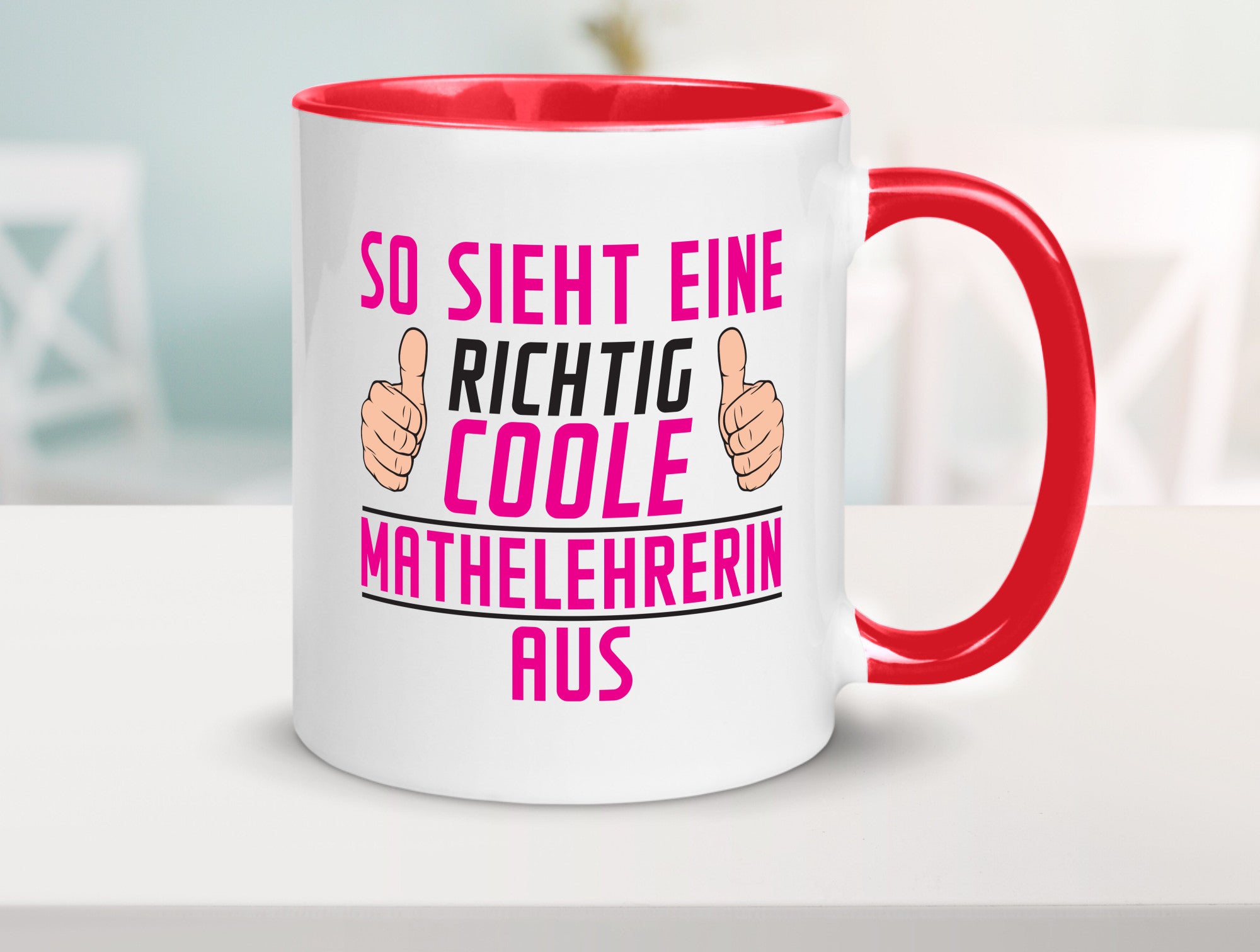 Richtig Coole Mathelehrerin | Lehrer Mathe lustiger Spruch Geschenk Humor