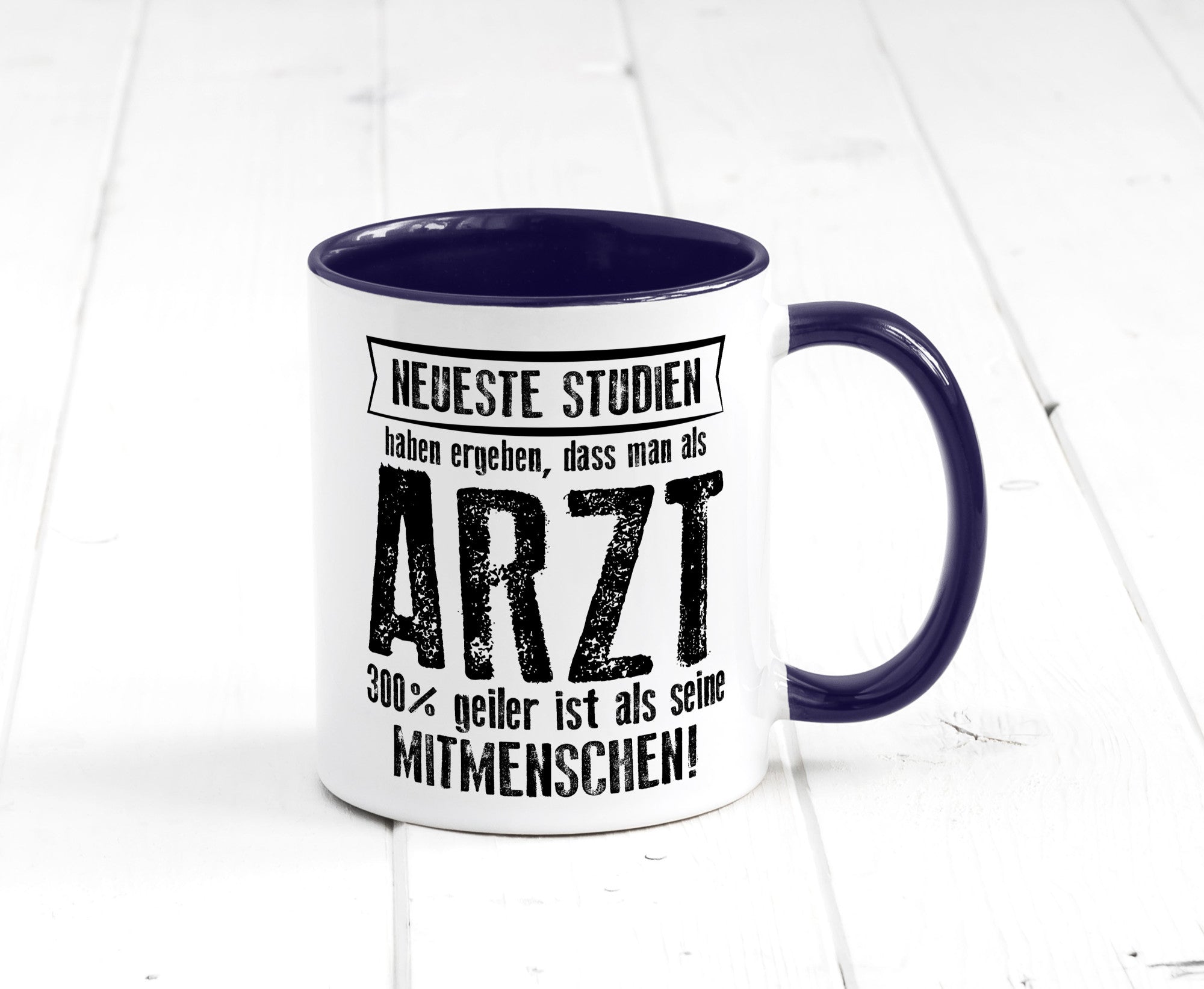 Neuste Studien: Arzt | Medizin Doktor Facharzt Geschenkidee Humor Tasse