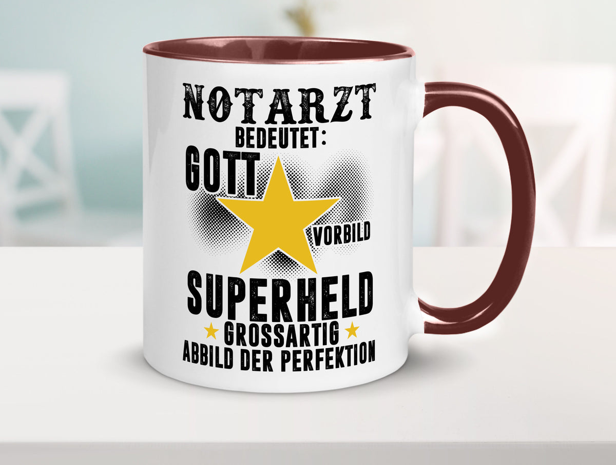 Bedeutung von Notarzt | Arzt Geschenkidee Humor Tasse