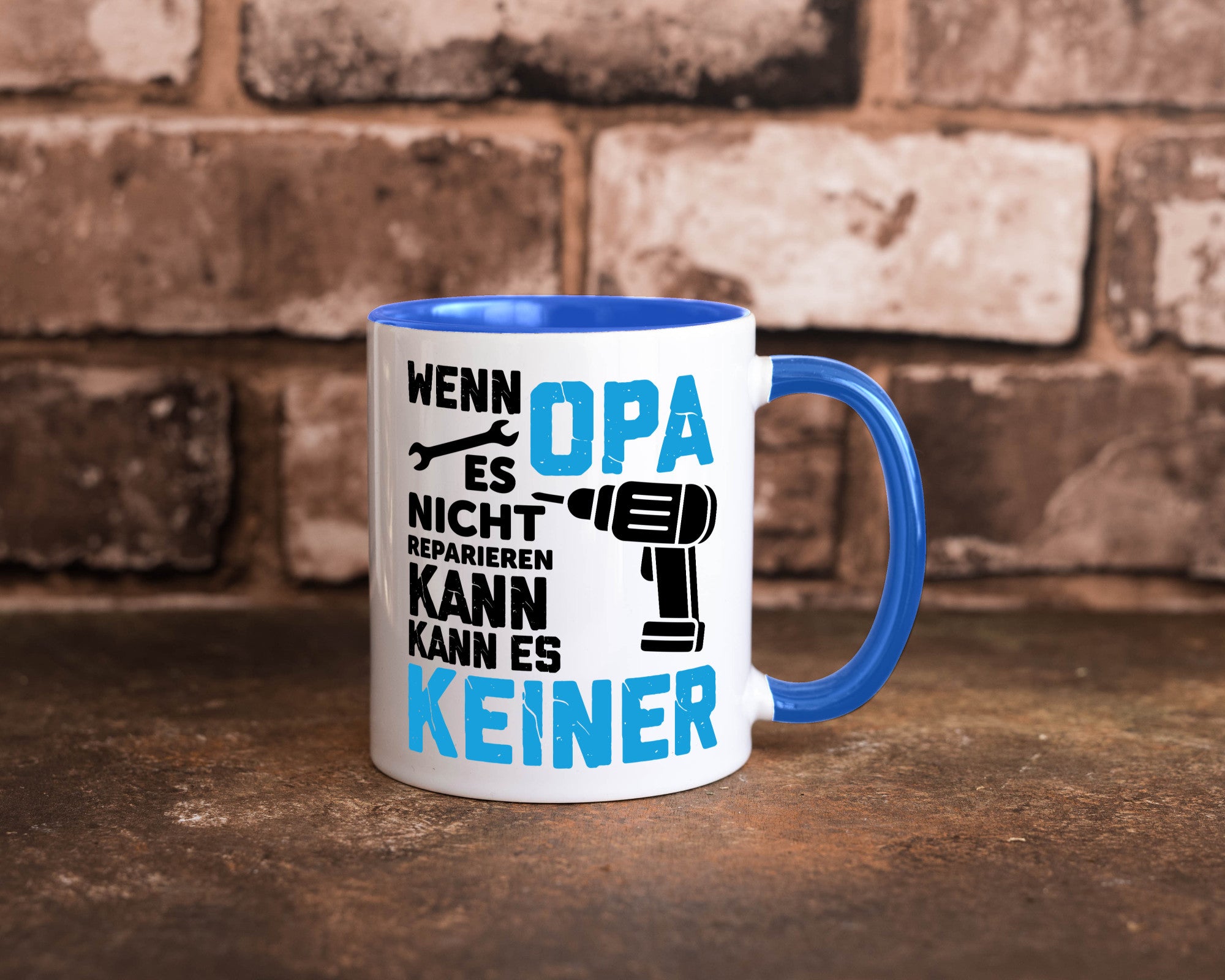 Wenn opa es nicht Reparieren kann | für alles Geschenkidee Familie Humor Tasse