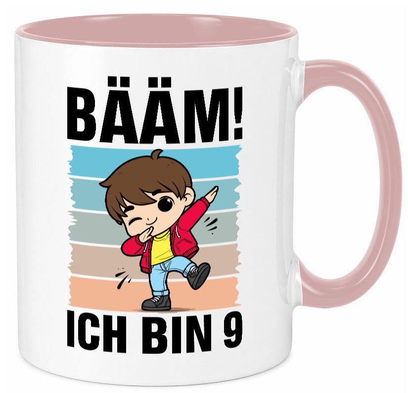 9. Geburtstag | Ich bin 9 Jahre Bäääm Dabbing Kind lustig Geschenkidee Geschenk Tasse
