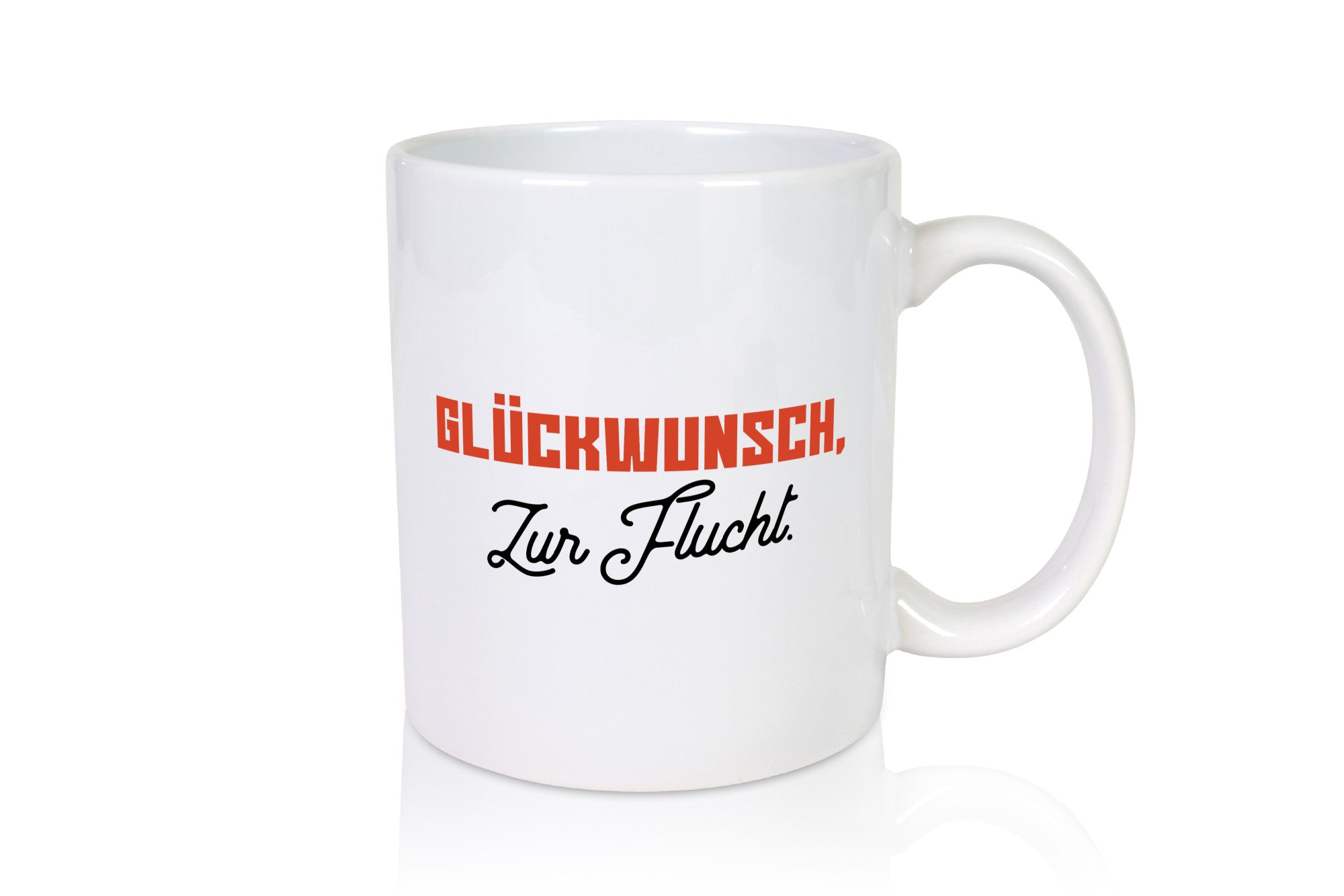 Glückwunsch zur Flucht | Kollegen Jobwechsel Abschied lustiger Spruch Geschenk