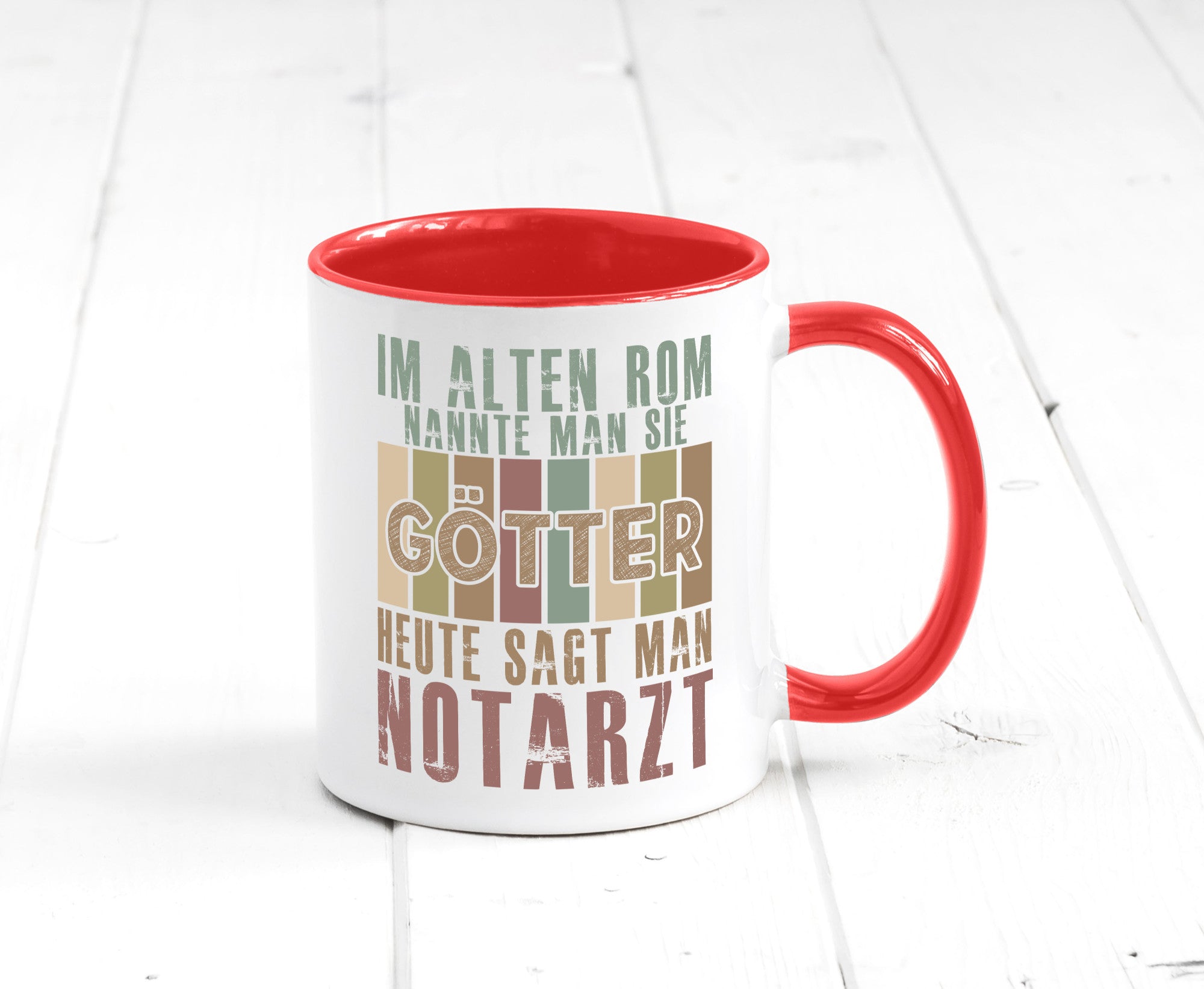 Heute sagt man: Notarzt | Arzt Humor Geschenkidee Tasse