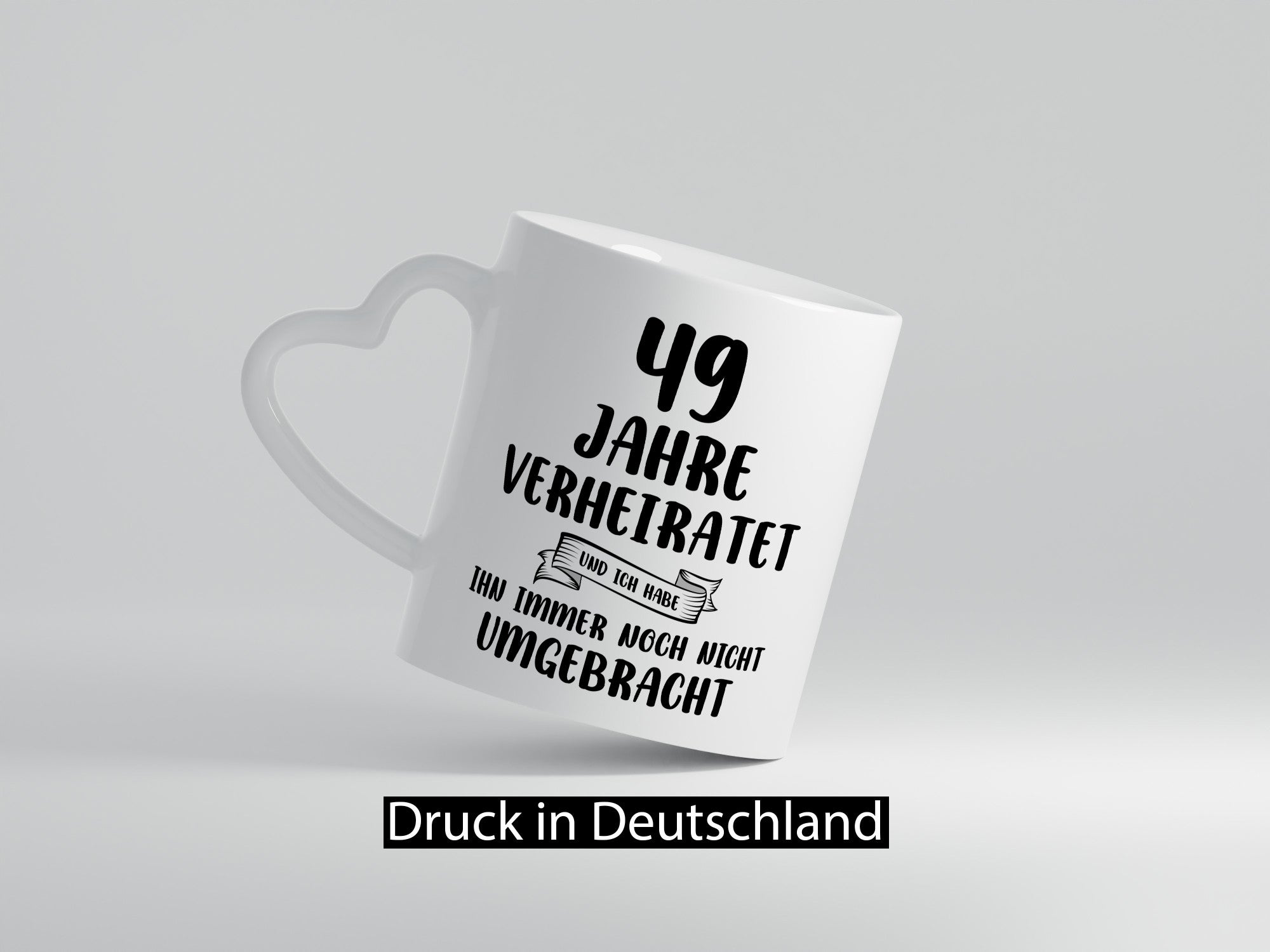 49 Jahre Verheiratet, immer noch am Leben! Humor Geschenkidee Tasse