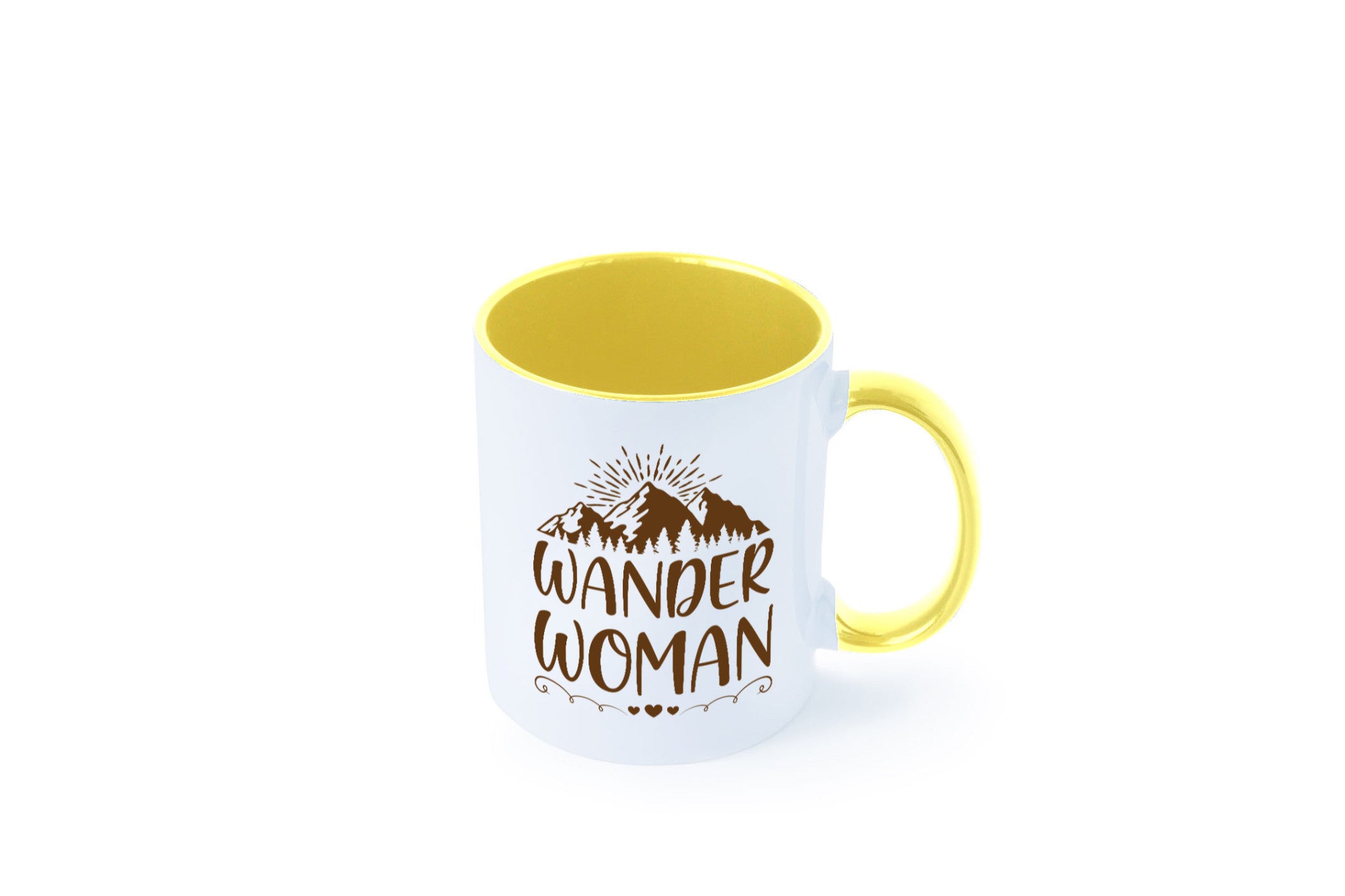 Wander Woman | Berge Herzen Geschenk Familie Geschenkidee lustiger Spruch Tasse