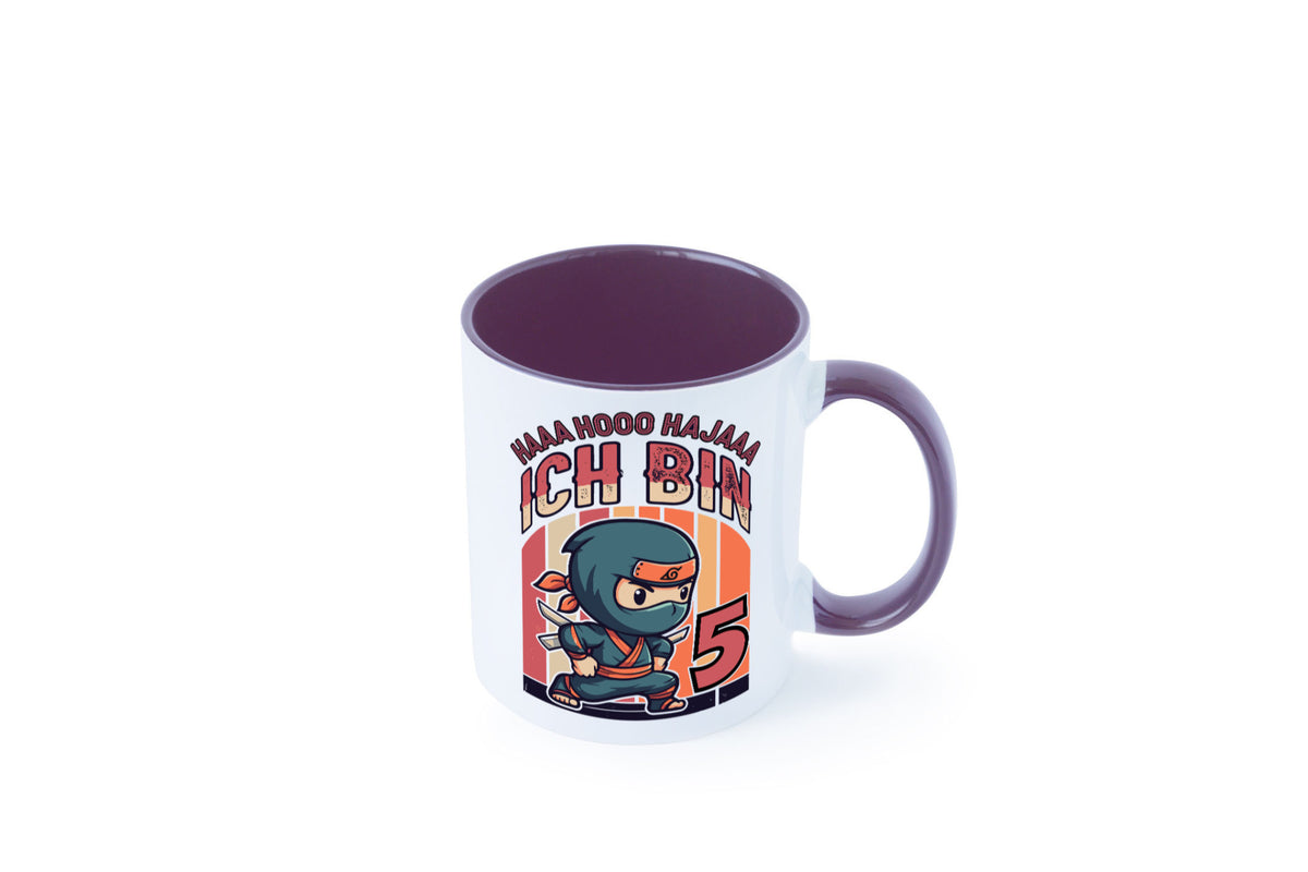 5. Geburtstag | Ninja Junge 5 Jahre Humor Geschenkidee Tasse