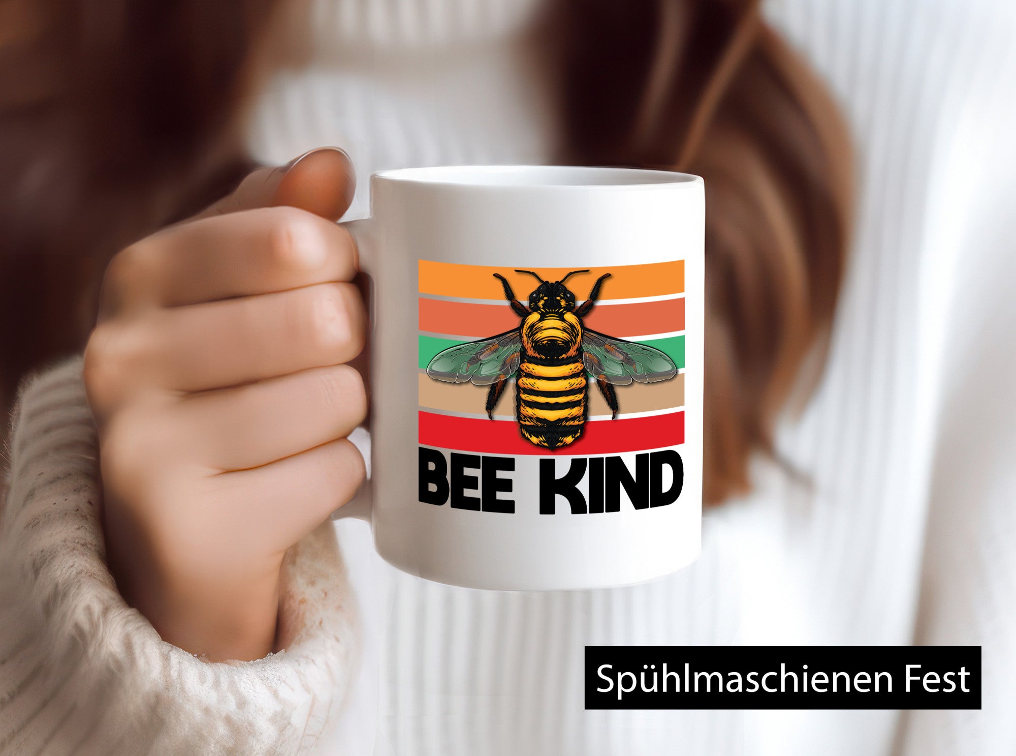 Bee Kind | Biene Imker lustiger Spruch Geschenk Humor Geschenkidee Tasse